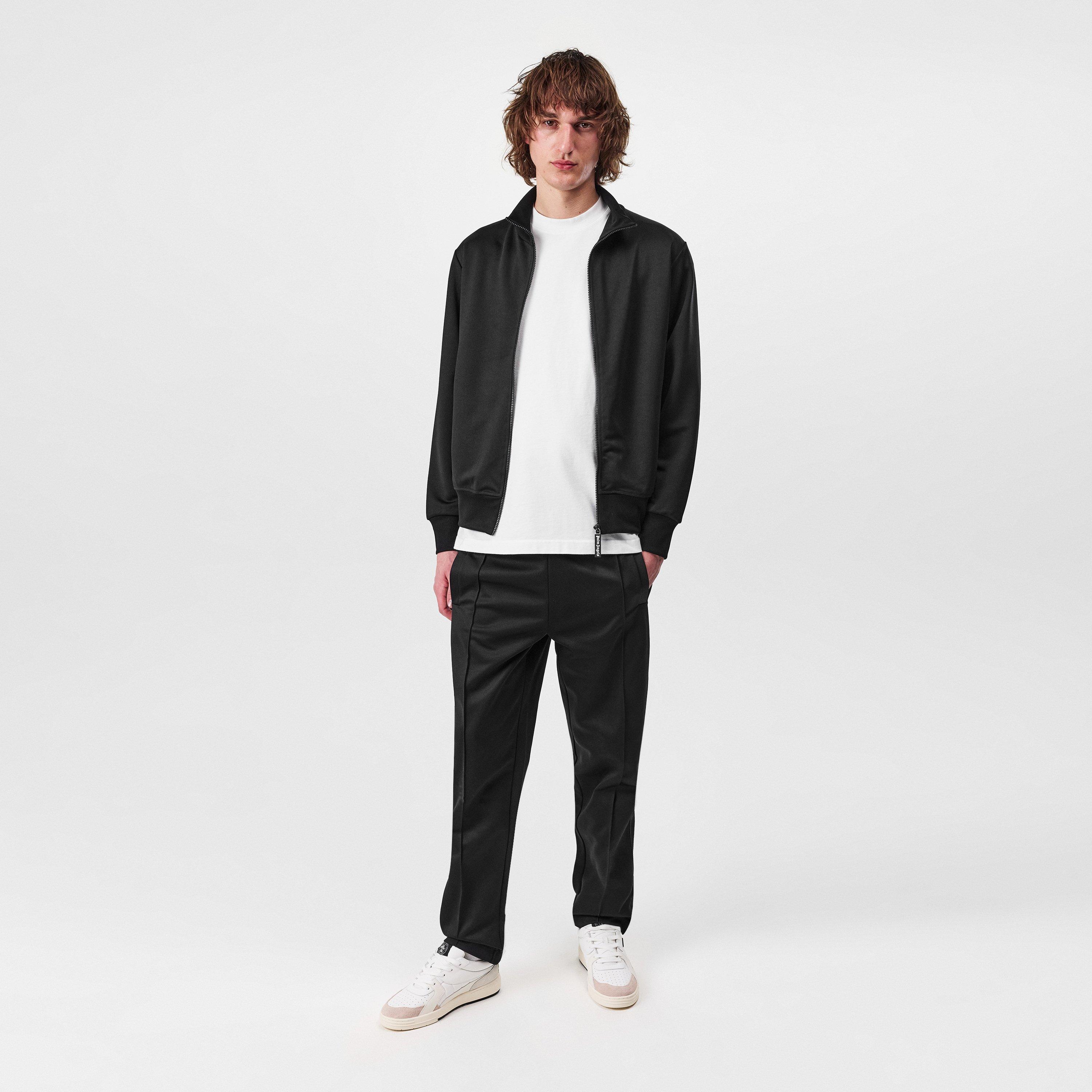 Black - Palm Angels - Curved Logo Track Bottoms - 5