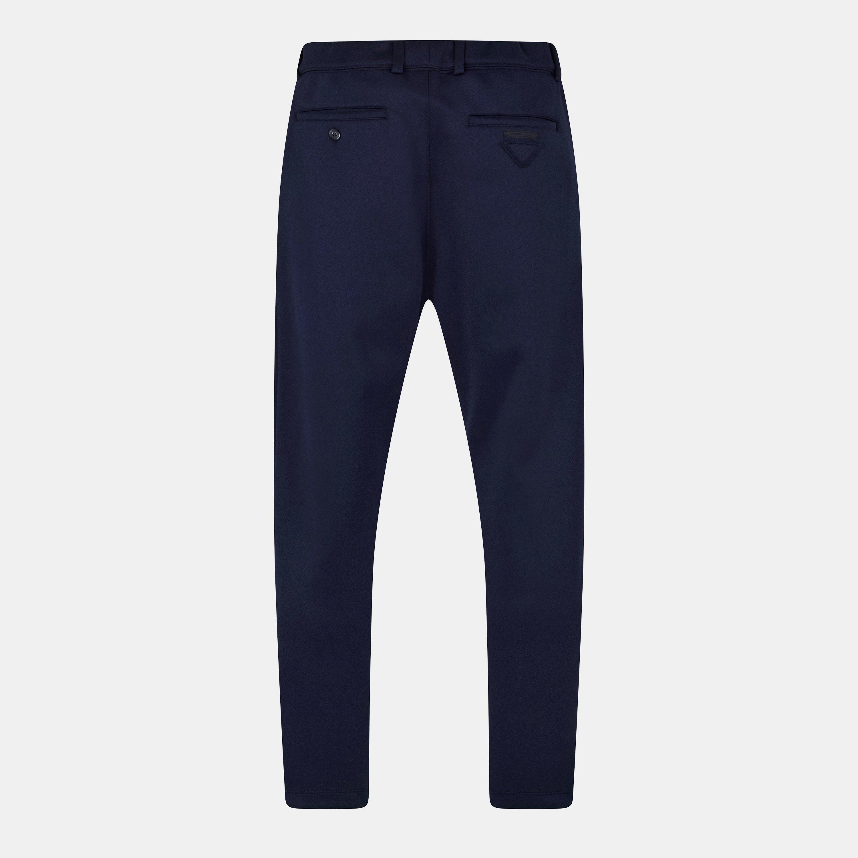 Navy - Prada - Men's Open Hem Woven Tracksuit Bottoms - 2