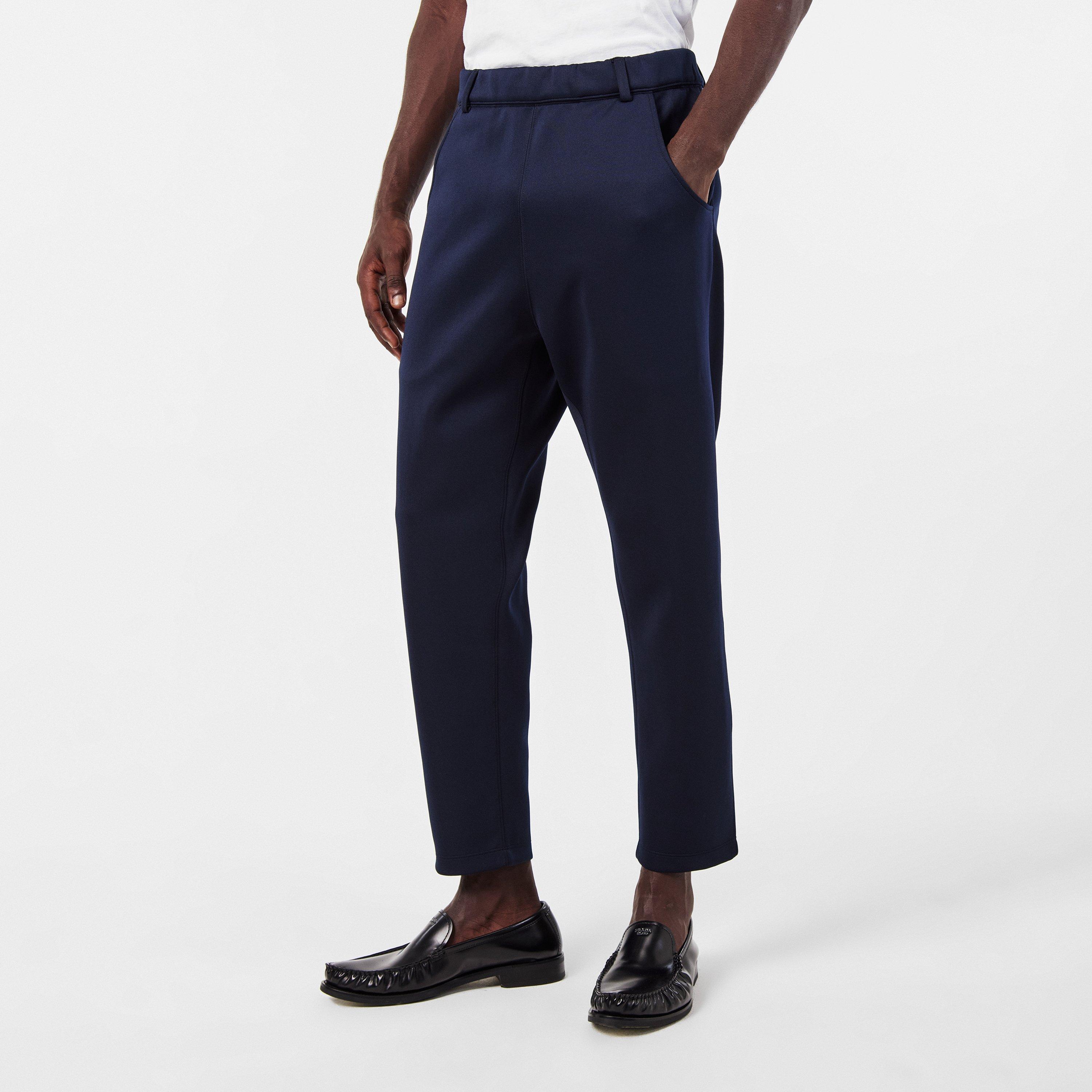 Navy - Prada - Men's Open Hem Woven Tracksuit Bottoms - 3