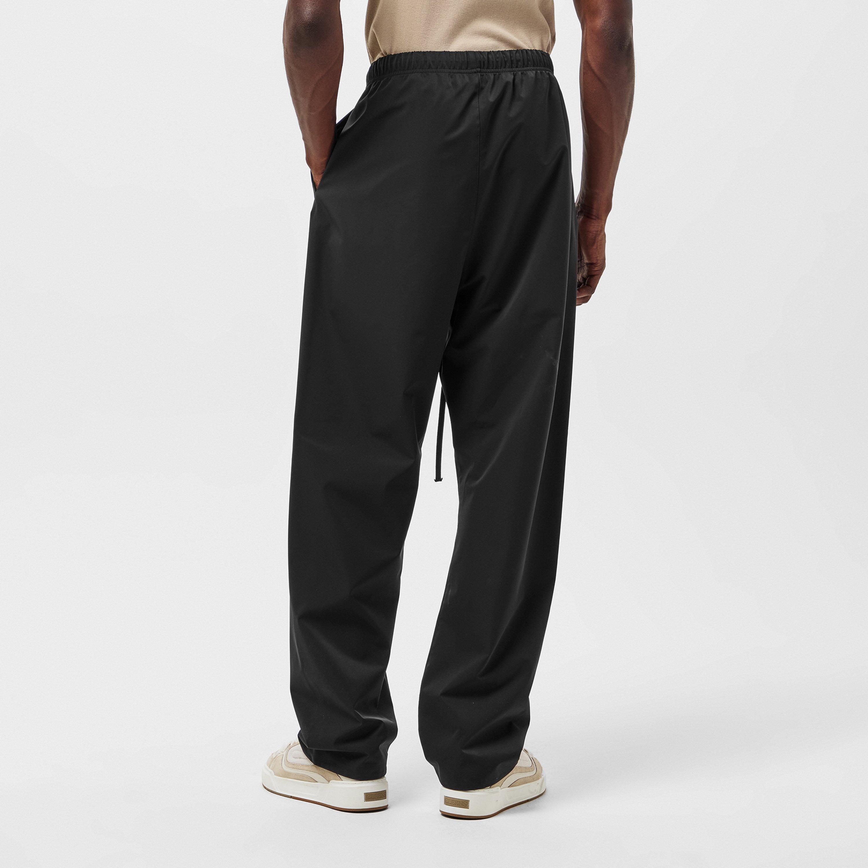 Jet Black - Fear Of God Essentials - Men's Open Hem Woven Tracksuit Bottoms - 4