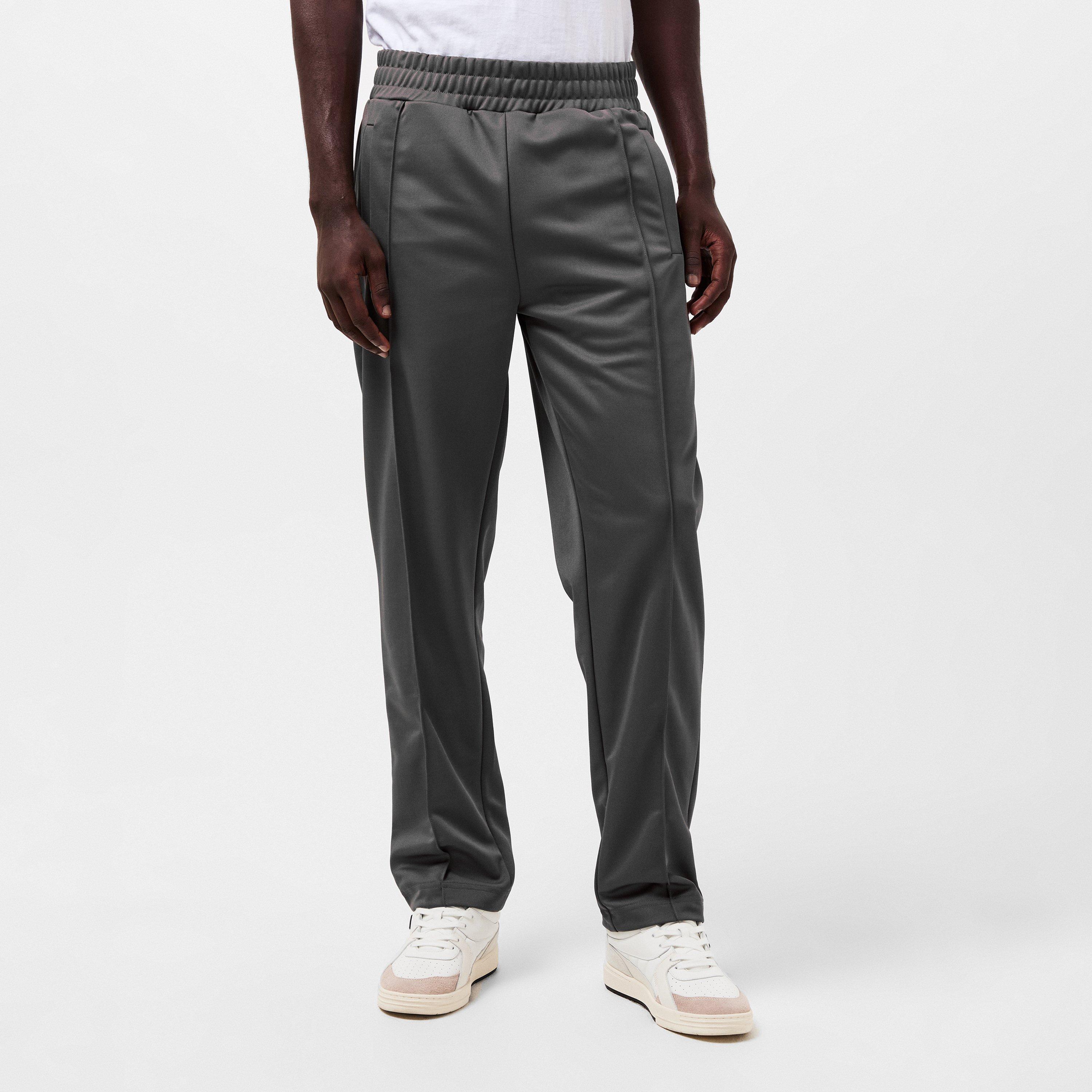 Dark Grey - Palm Angels - Men's Curve Open Hem Woven Joggers - 3