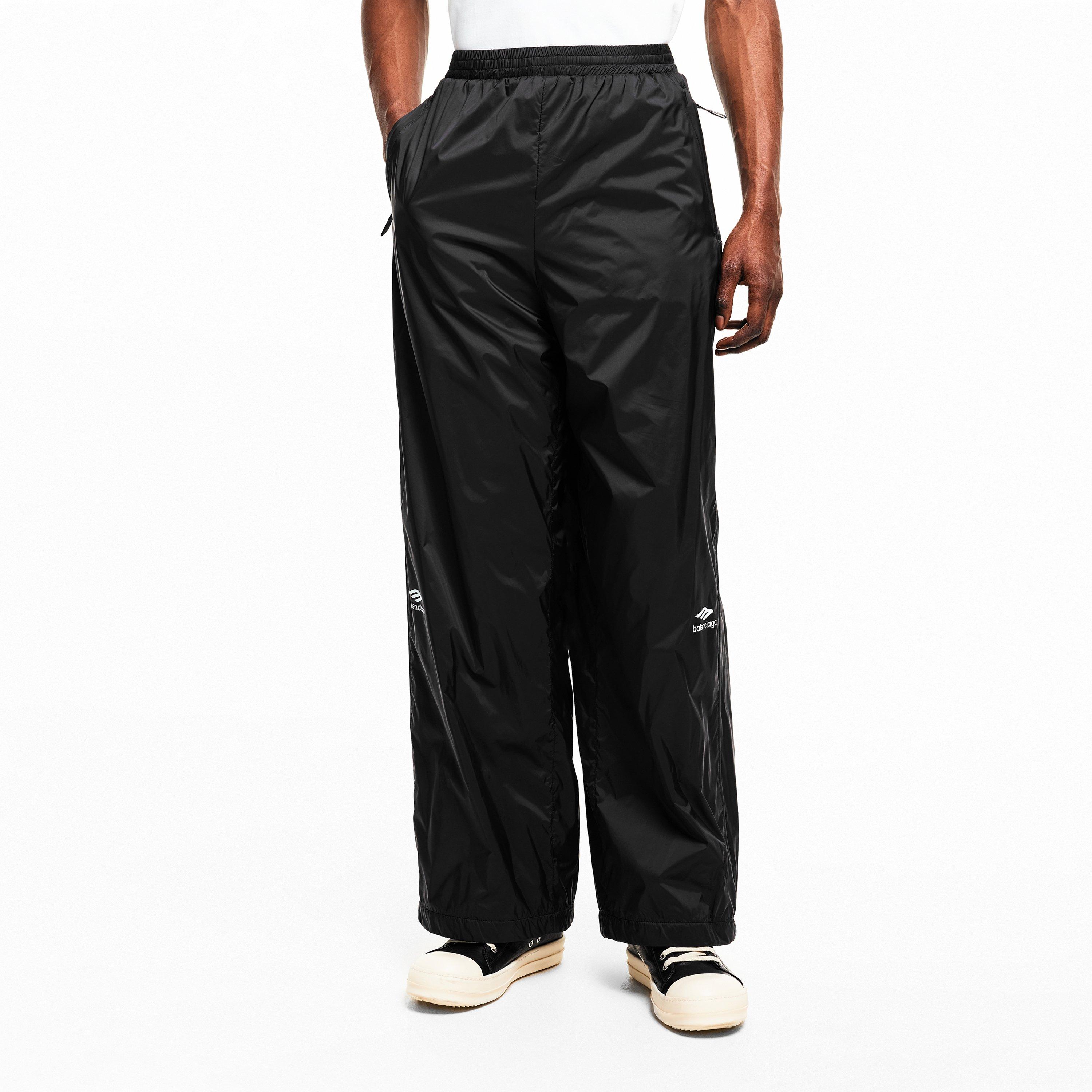 Black - Balenciaga - Men's Bal Ski Open Hem Woven Tracksuit Joggers - 3