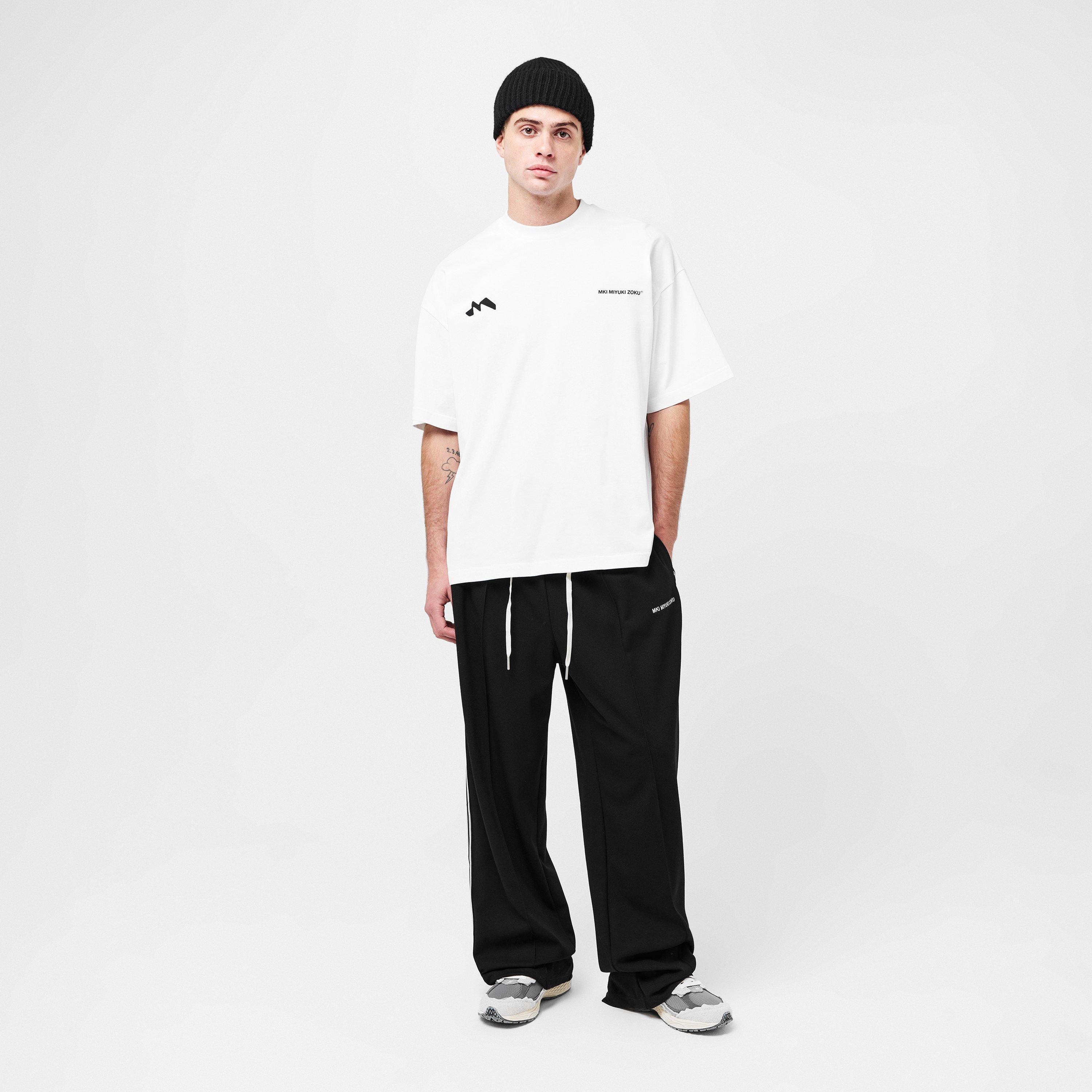 MKI Men's Wide Fit Open Hem Woven Tracksuit Joggers | Flannels