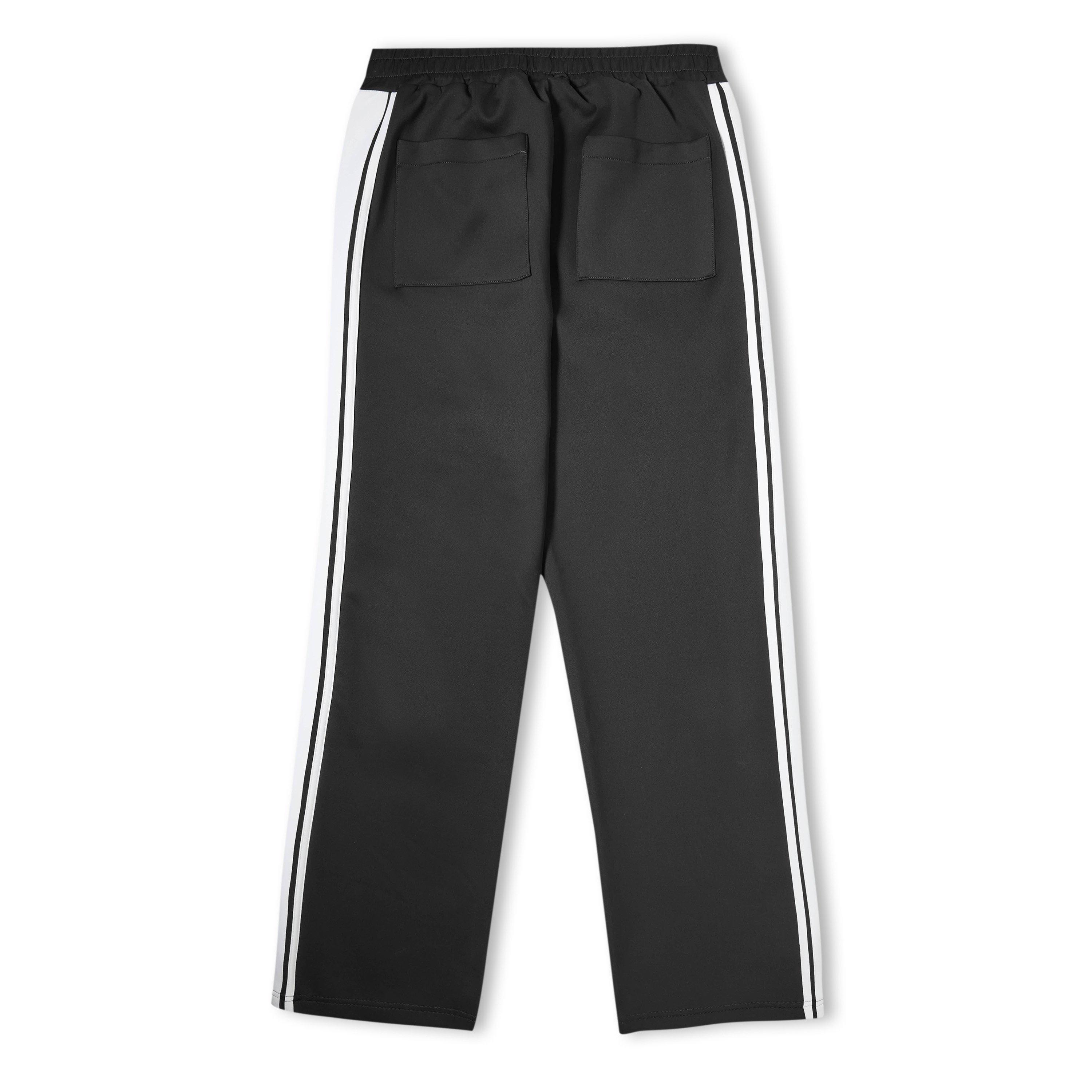 Black/White - Cole Buxton - Men's Open Hem Woven Tracksuit Joggers - 2