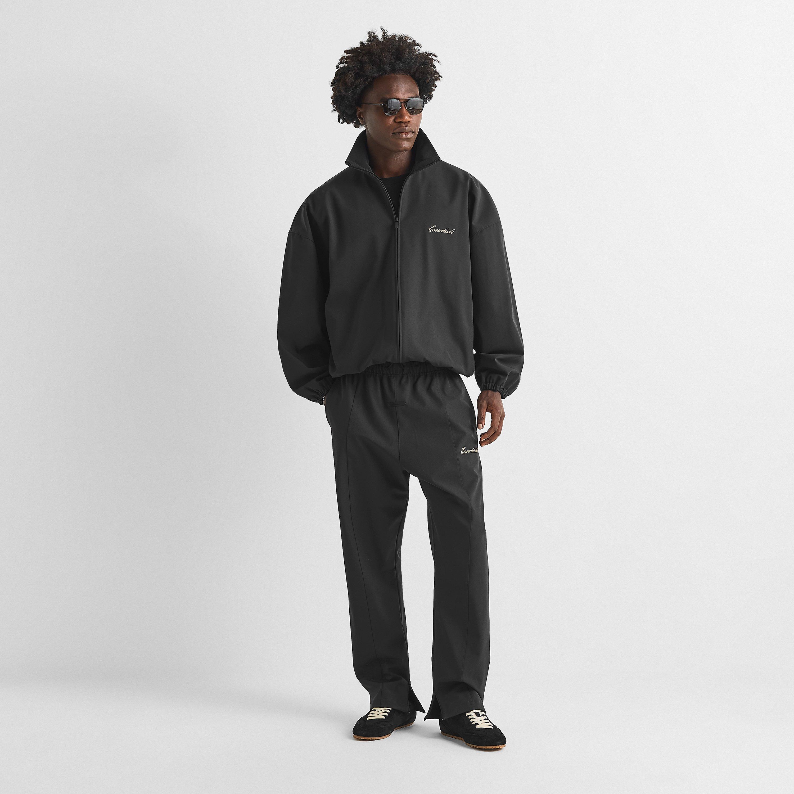 Black - Fear Of God Essentials - Men's Open Hem Woven Joggers - 6