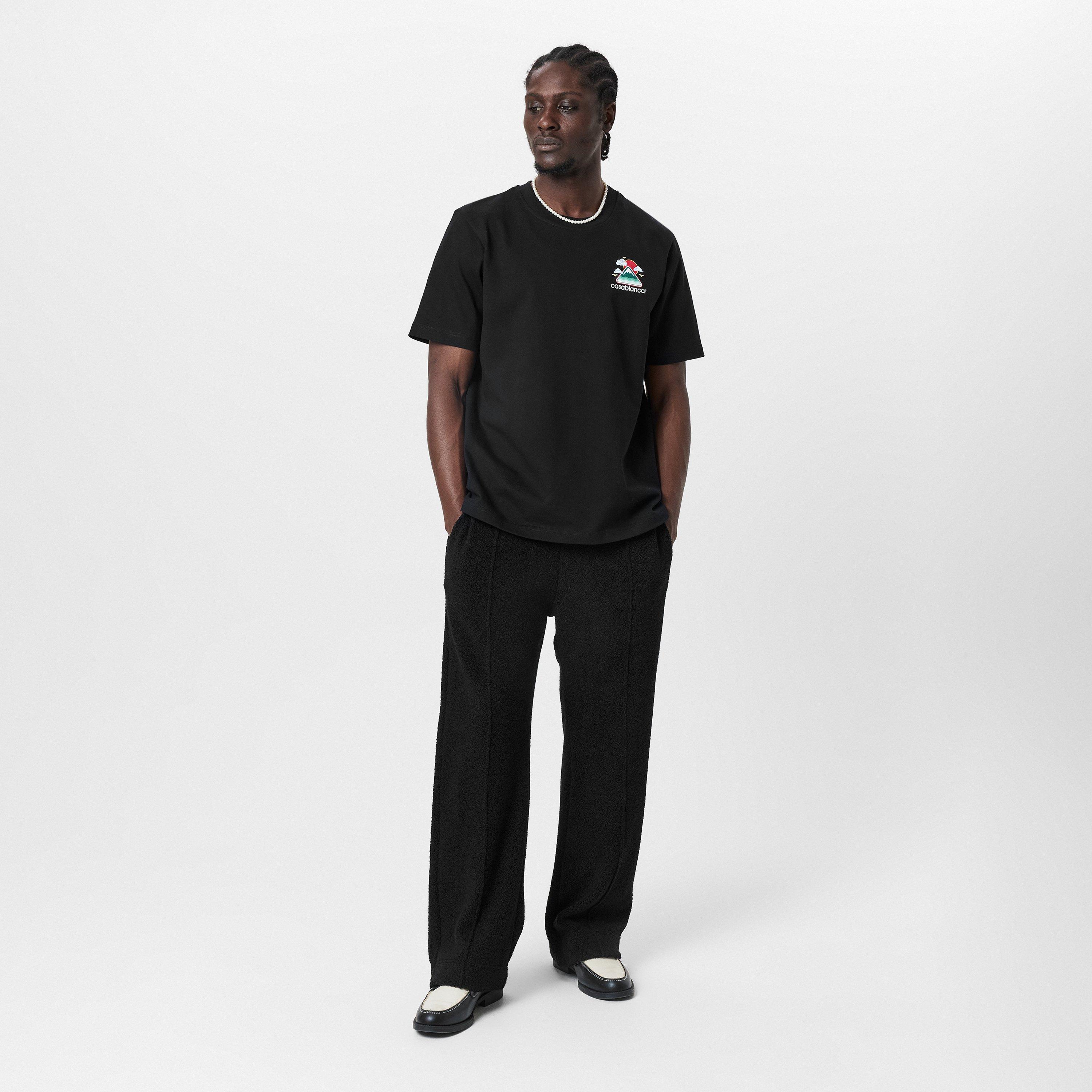 Black - Casablanca - Men's Open Hem Woven Joggers - 6