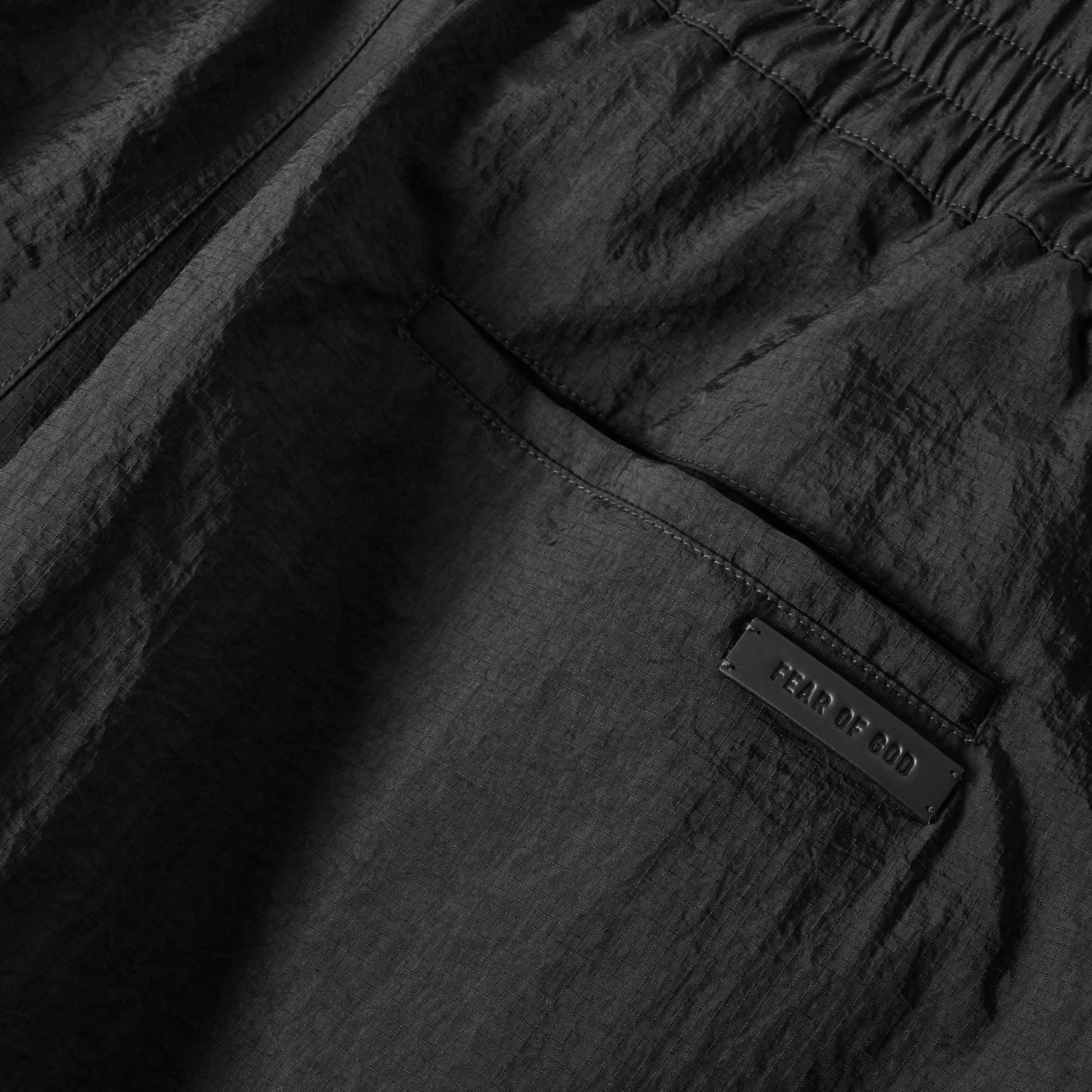Black - Fear Of God - Men's Open Hem Woven Tracksuit Joggers - 3