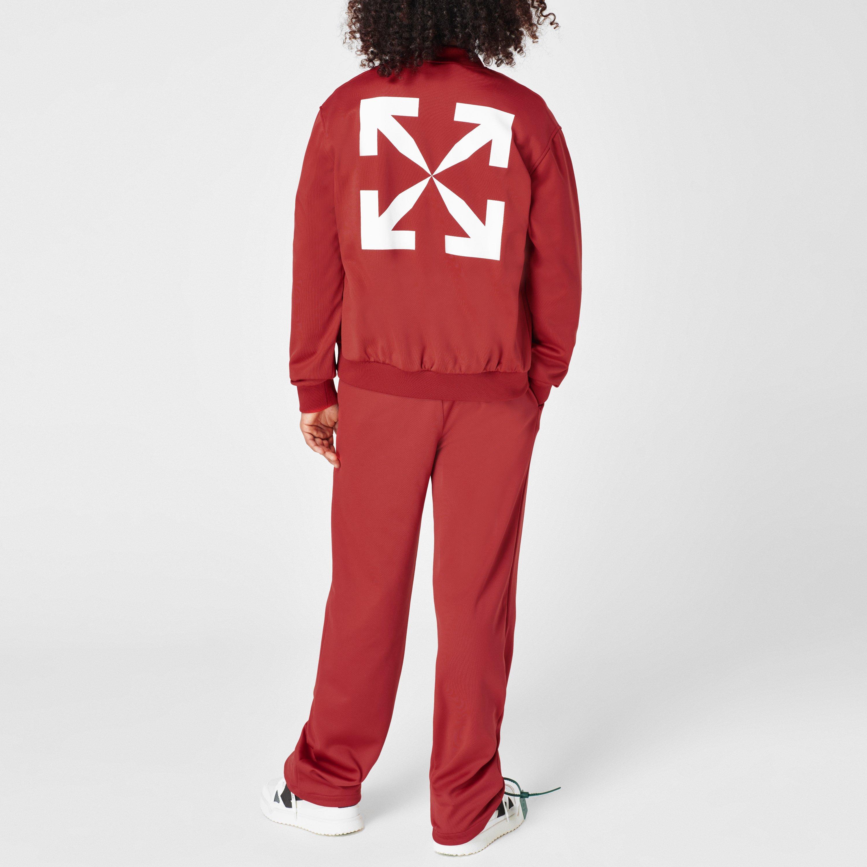Red 2501 - Off White - Men's Arrow Track Pant with Iconic Arrows Logo - 3