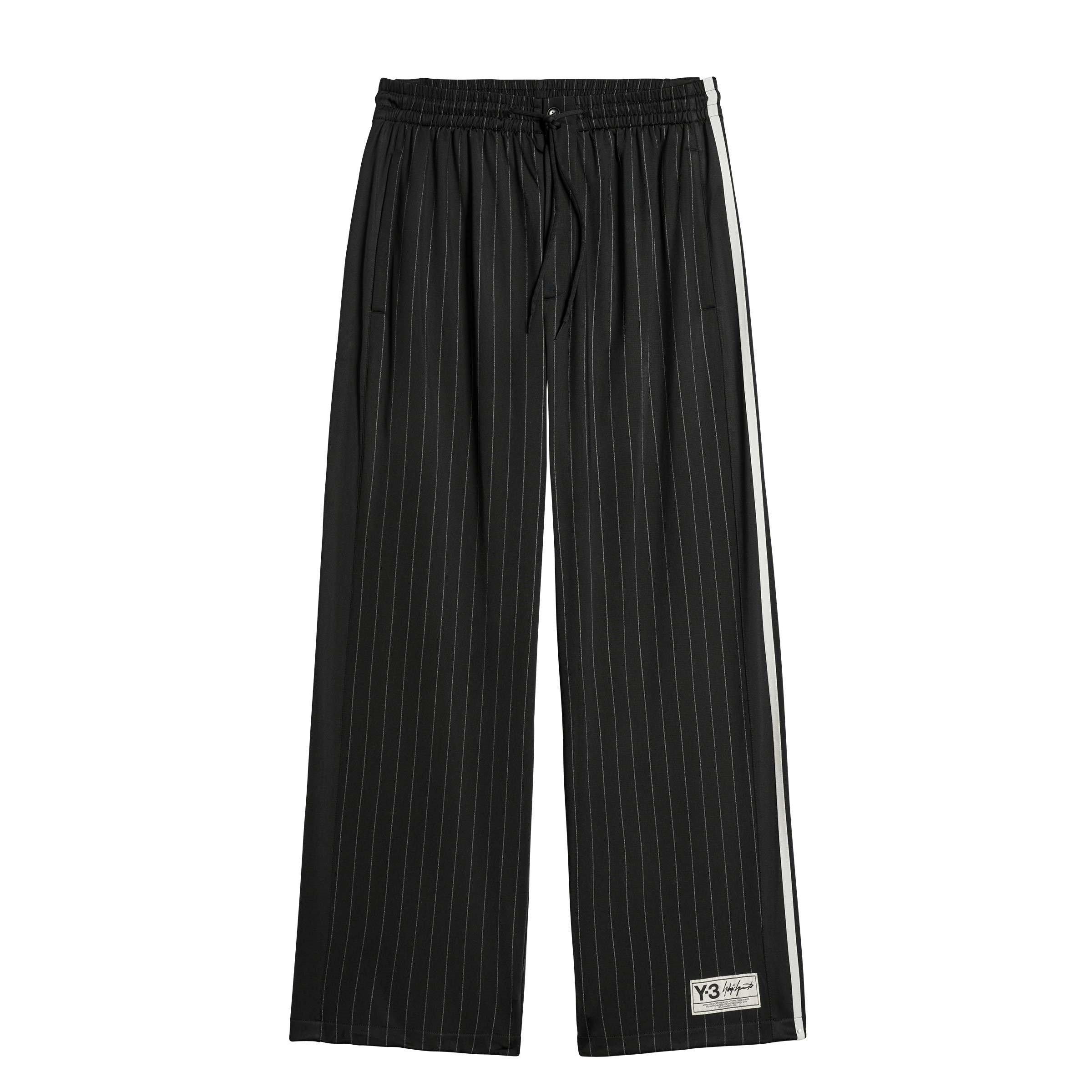 Black - Y3 - Men's Open Hem Woven Tracksuit Joggers - 1