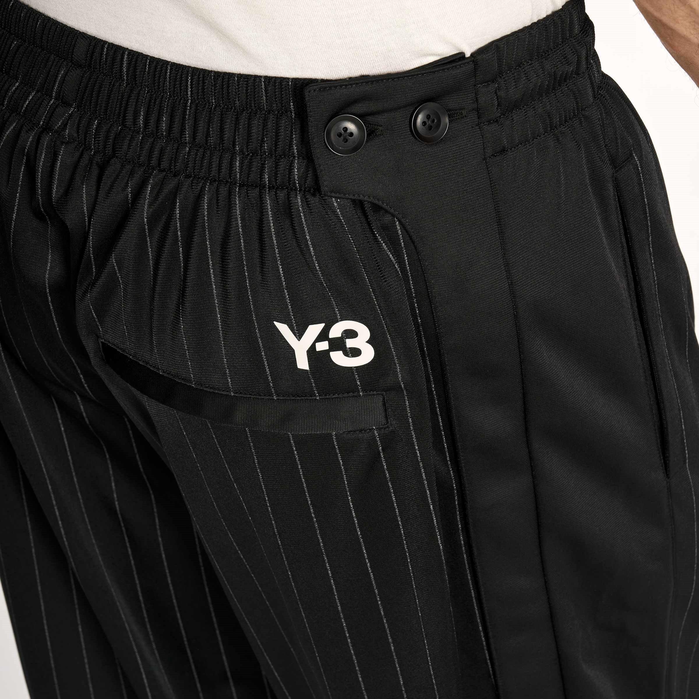 Black - Y3 - Mens Baseball Tracksuit Bottoms - 5