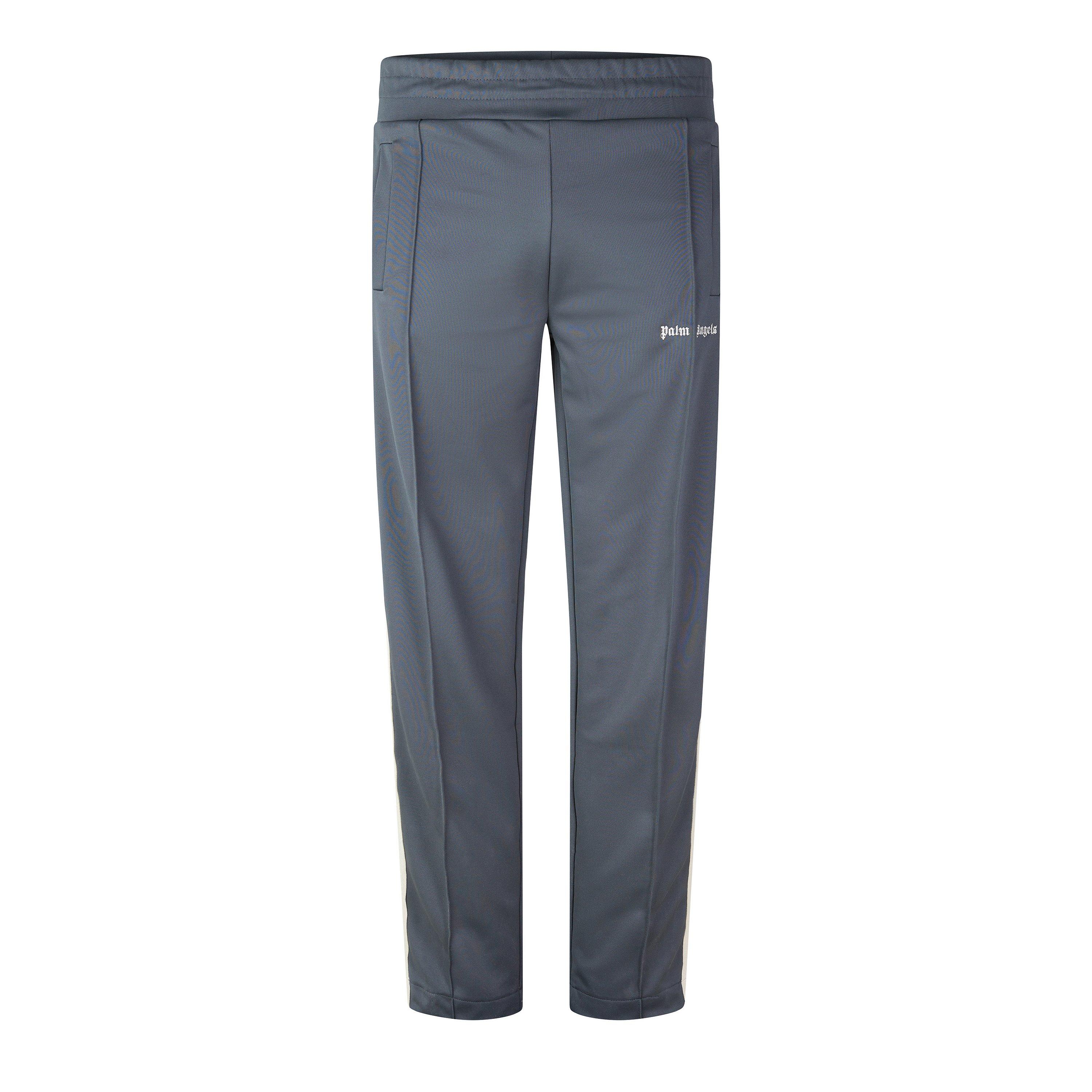 Palm Angels Men's Open Hem Woven Tracksuit Joggers - Dark Grey - L