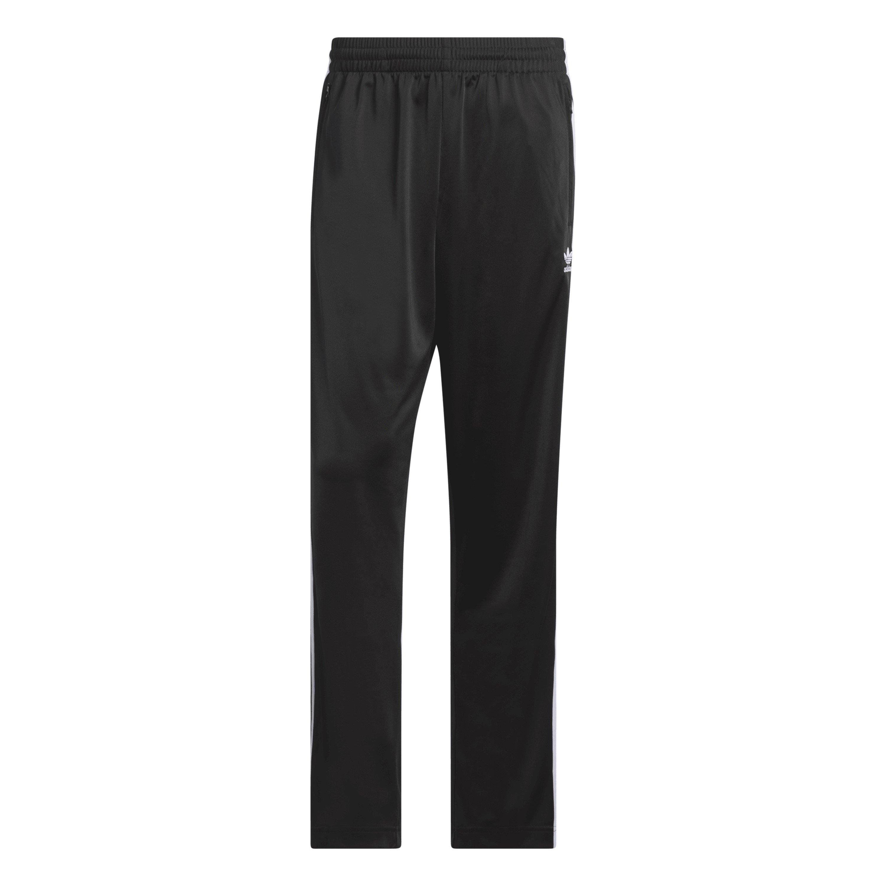 Black/White - adidas Originals - Men's Open Hem Woven Tracksuit Bottoms - 1