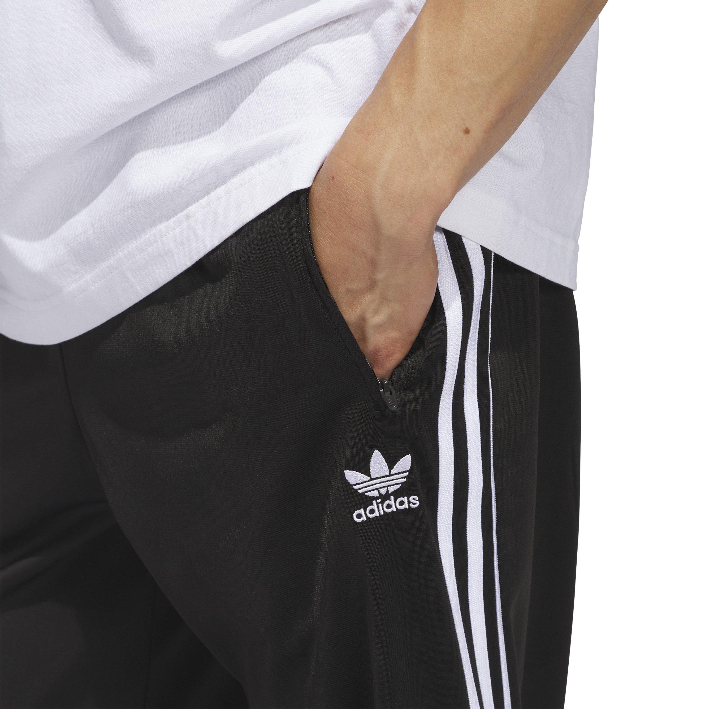 Black/White - adidas Originals - Men's Open Hem Woven Tracksuit Bottoms - 4