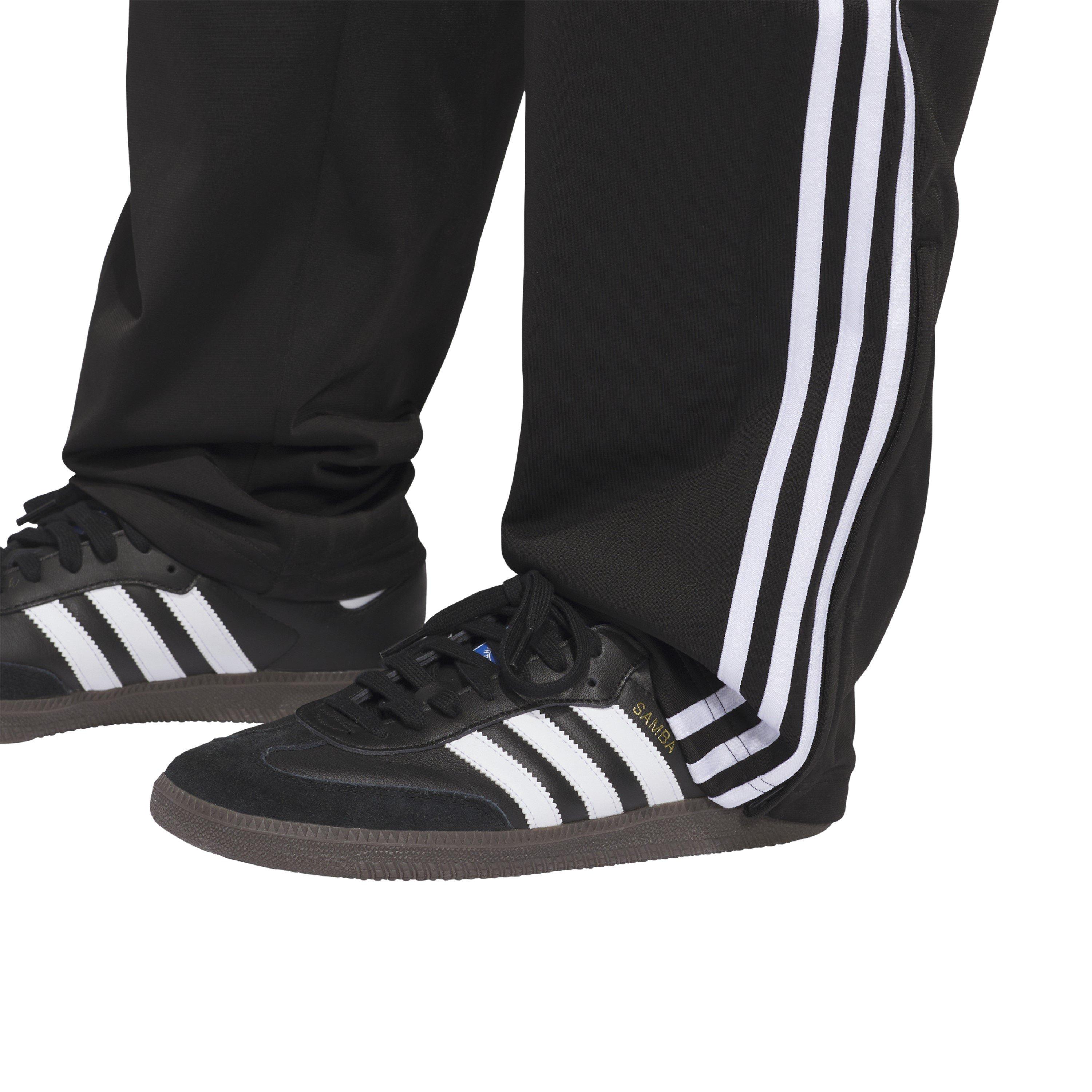Black/White - adidas Originals - Men's Open Hem Woven Tracksuit Bottoms - 5