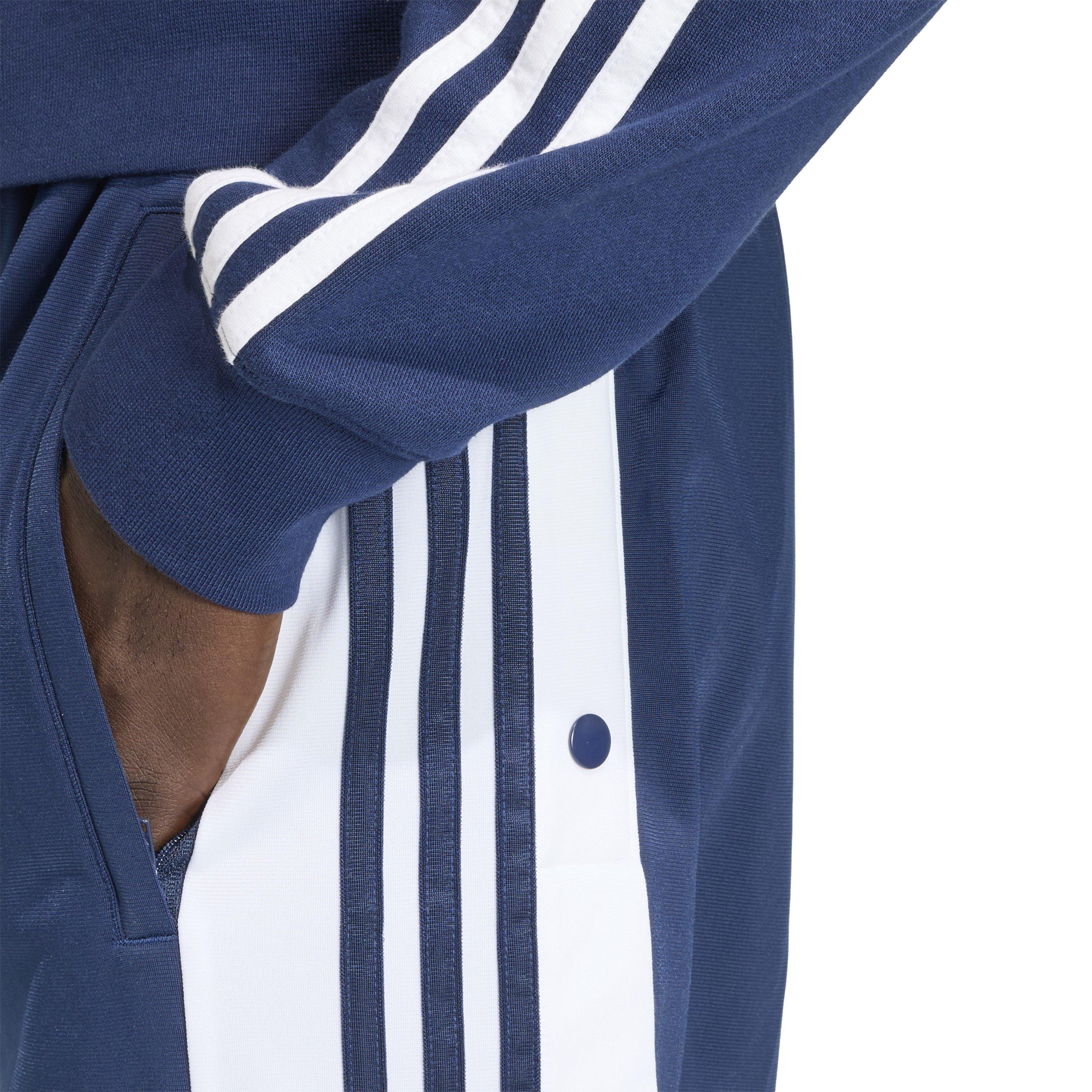 Night Indigo - adidas Originals - Men's Open Hem Woven Tracksuit Joggers - 4