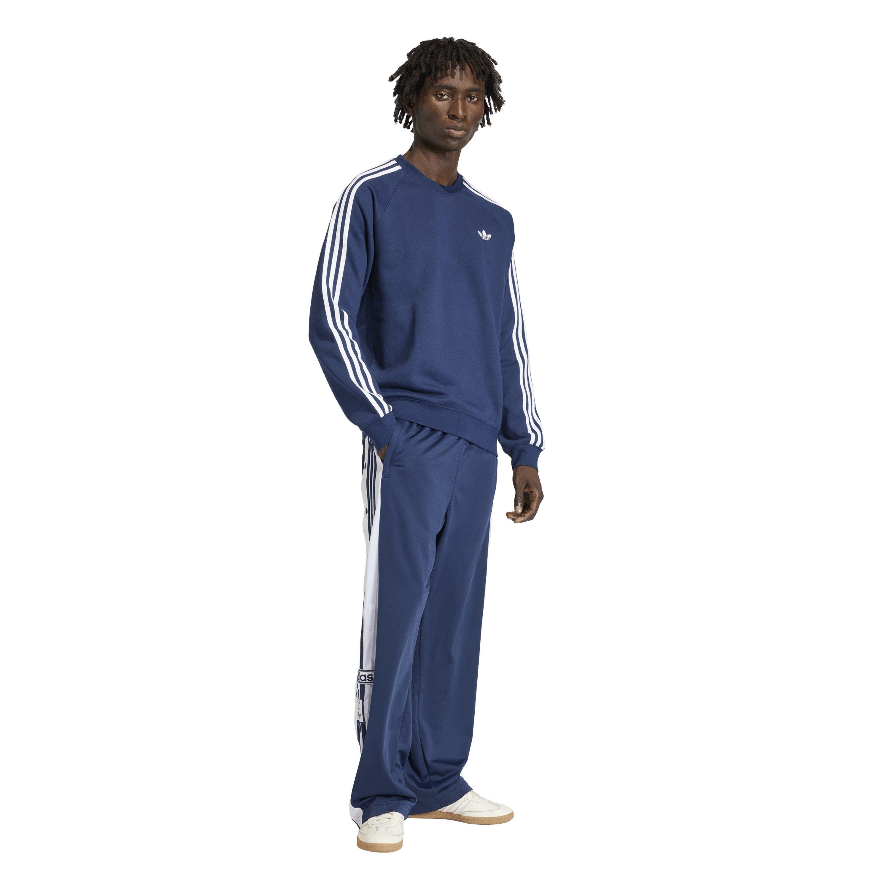 Night Indigo - adidas Originals - Men's Open Hem Woven Tracksuit Joggers - 6