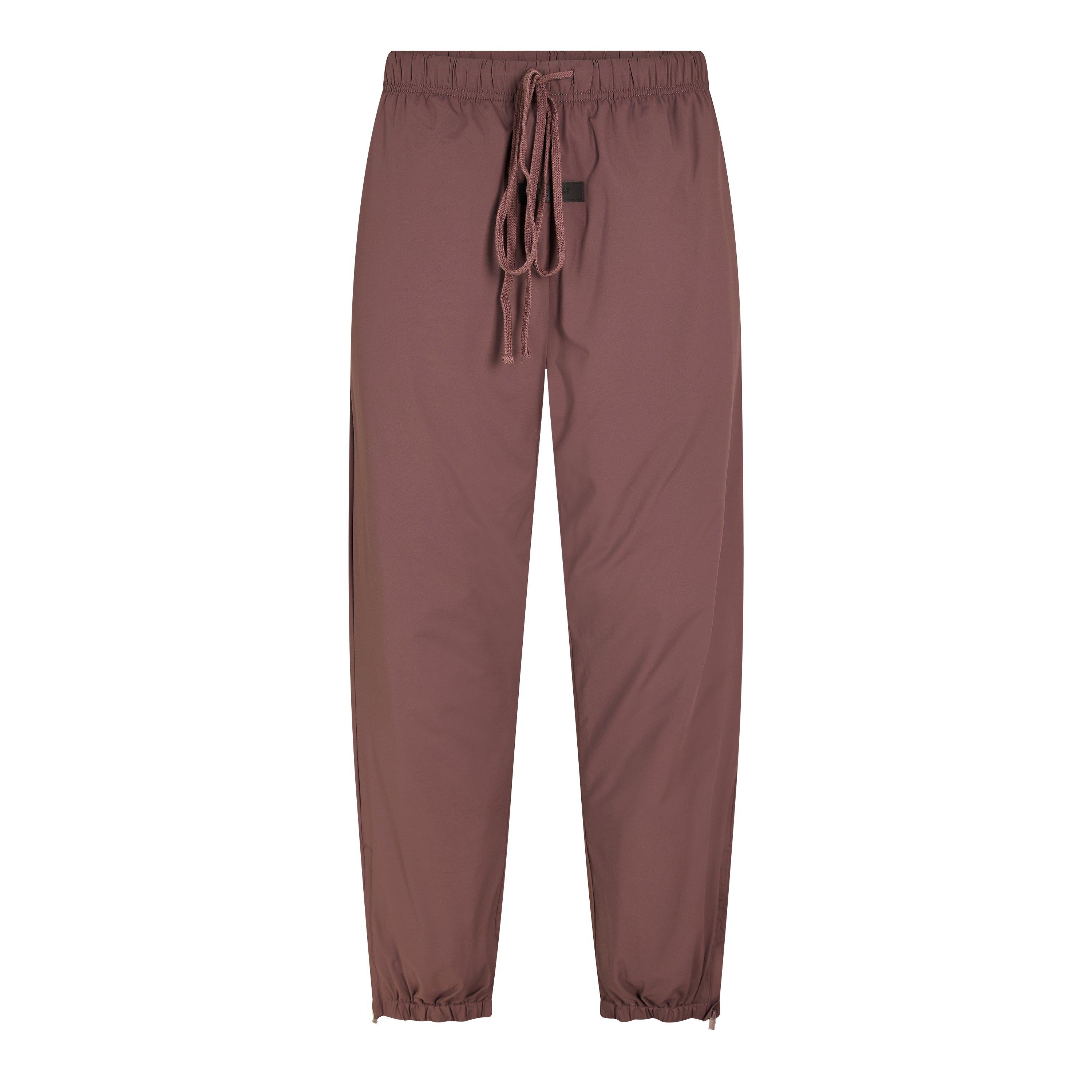 Fear Of God Essentials Men's Open Hem Woven Tracksuit Joggers - Plum - Small