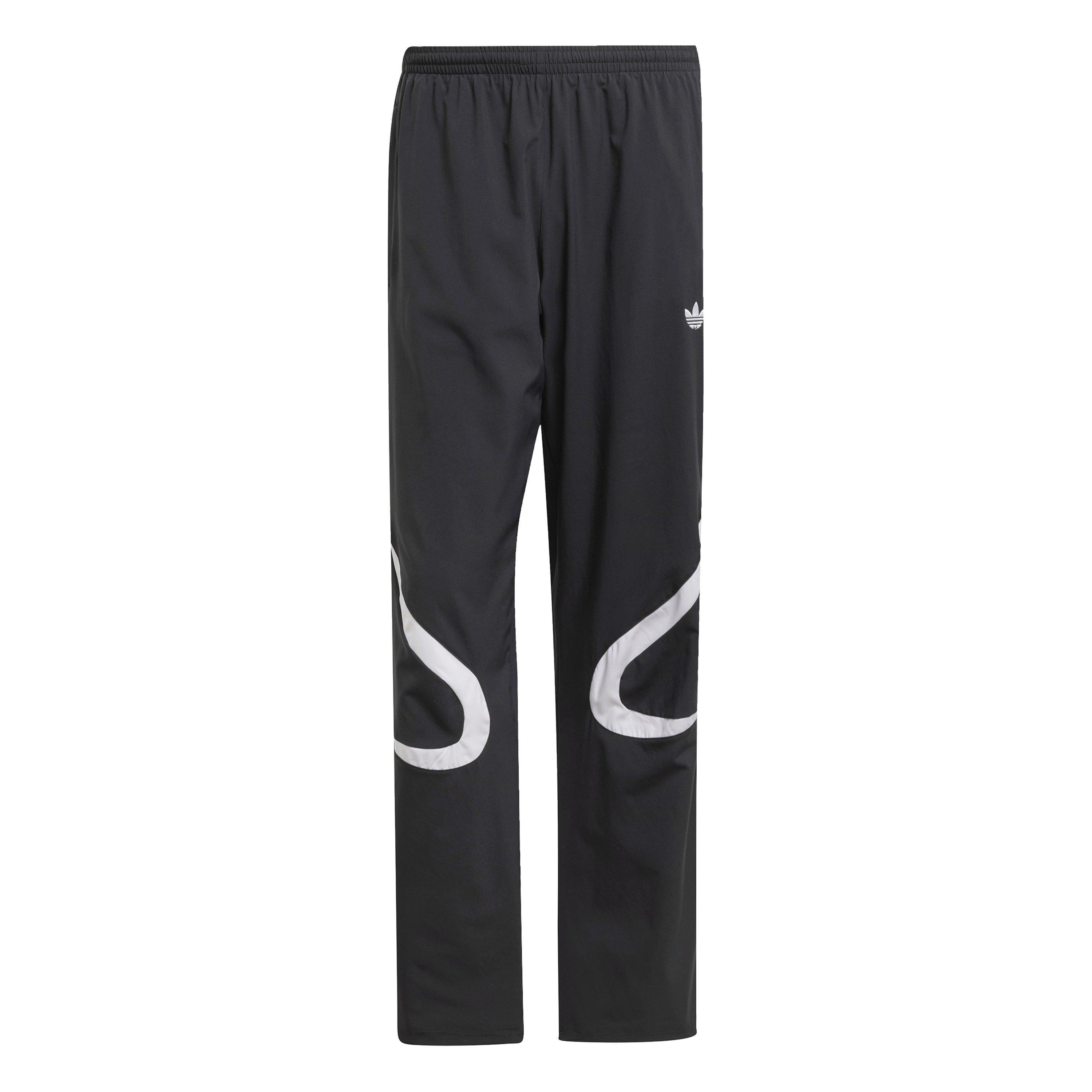 Black - adidas Originals - Men's Teamgeist Tp Open Hem Woven Tracksuit Joggers - 1