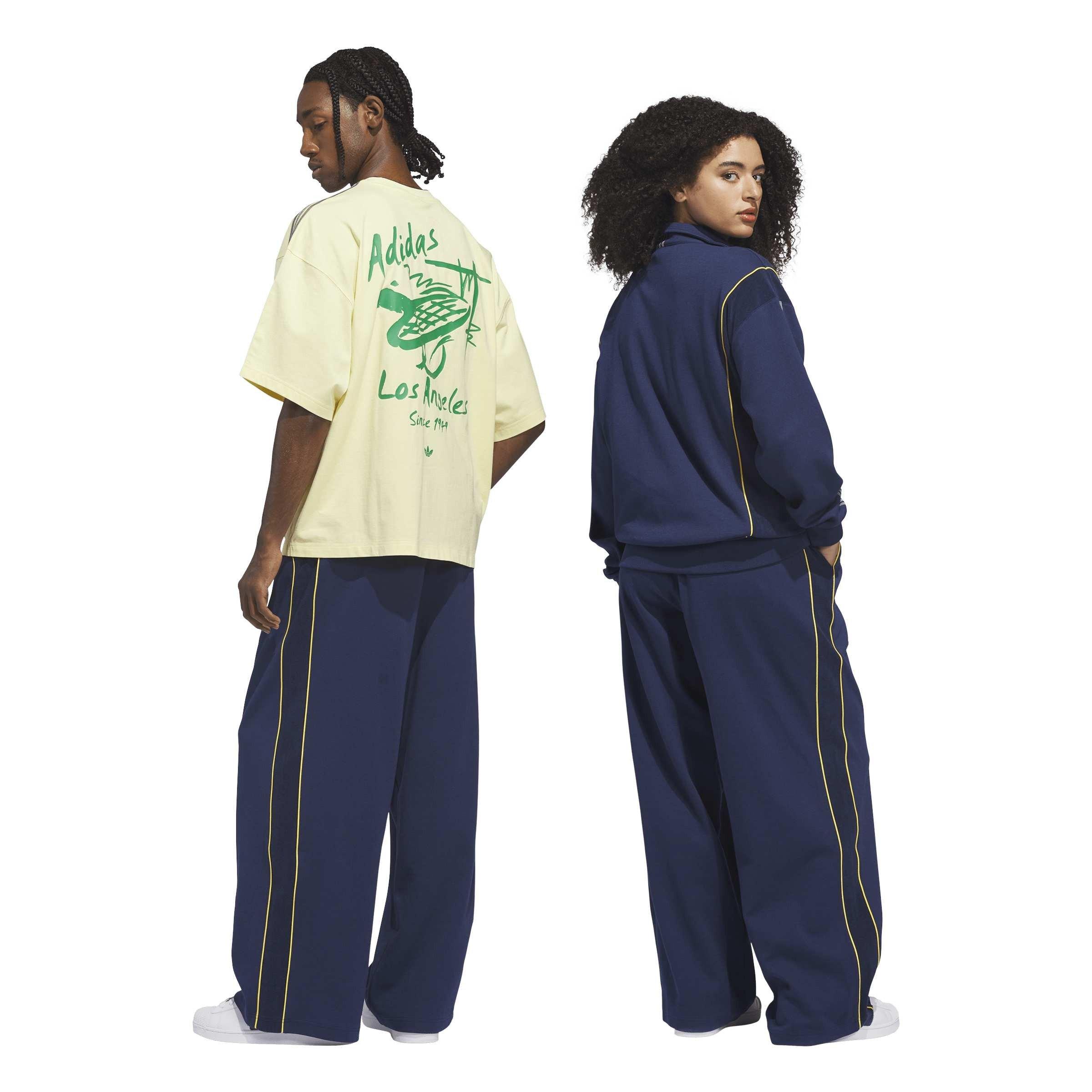 Dark Blue - adidas Originals - Men's Tennis TP Open Hem Woven Joggers - 8