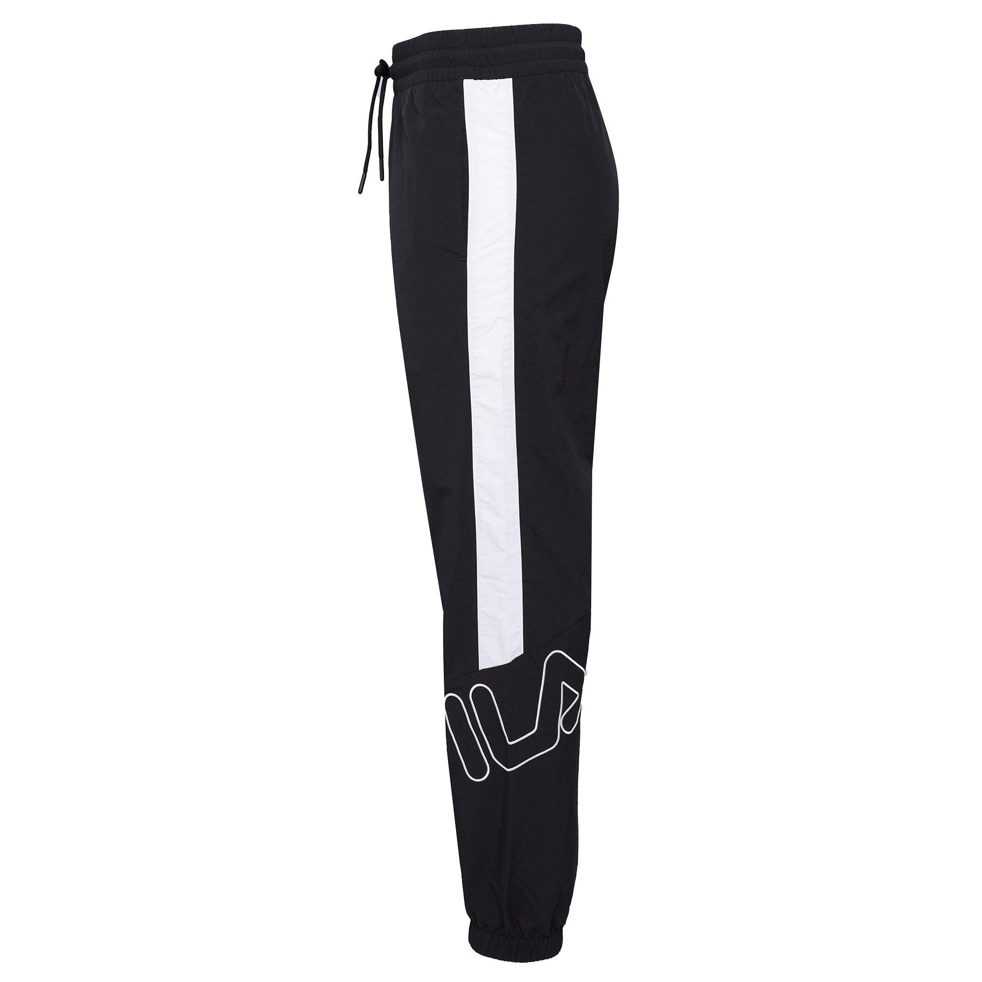 Black - Fila - Italia Woven Jogging Bottoms - 2