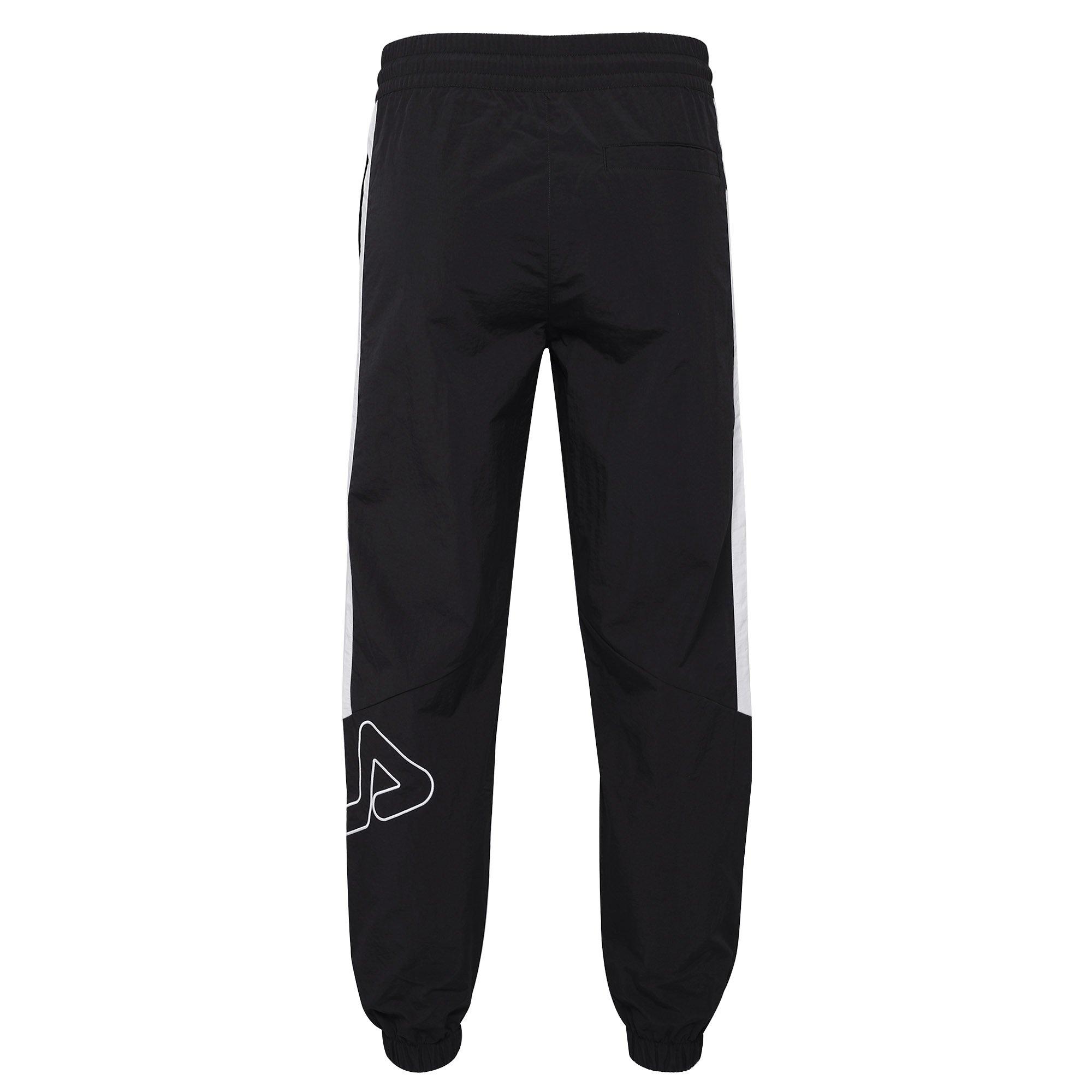 Black - Fila - Italia Woven Jogging Bottoms - 3