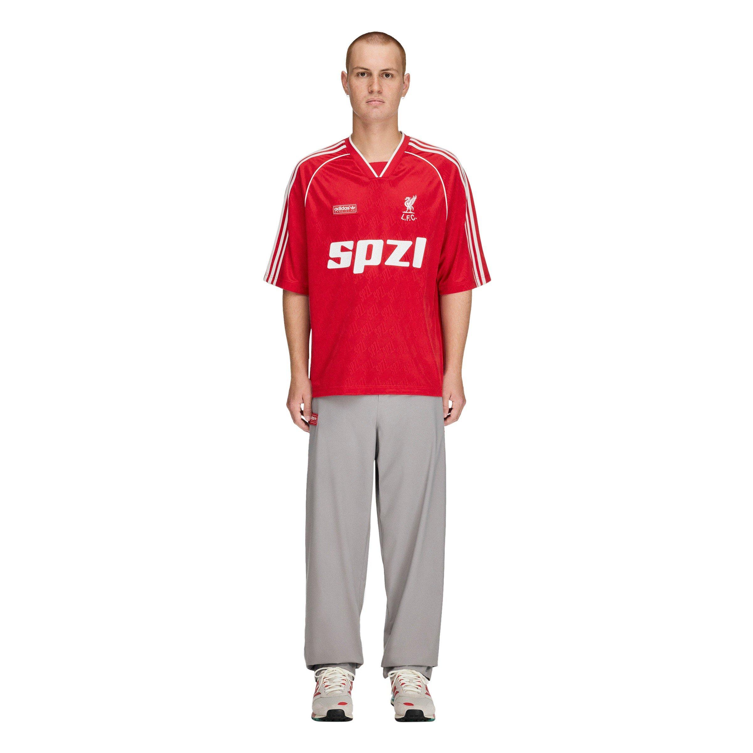 Dove Grey - adidas - Men's Liverpool FC Relaxed-Fit Tracksuit Bottoms - 7