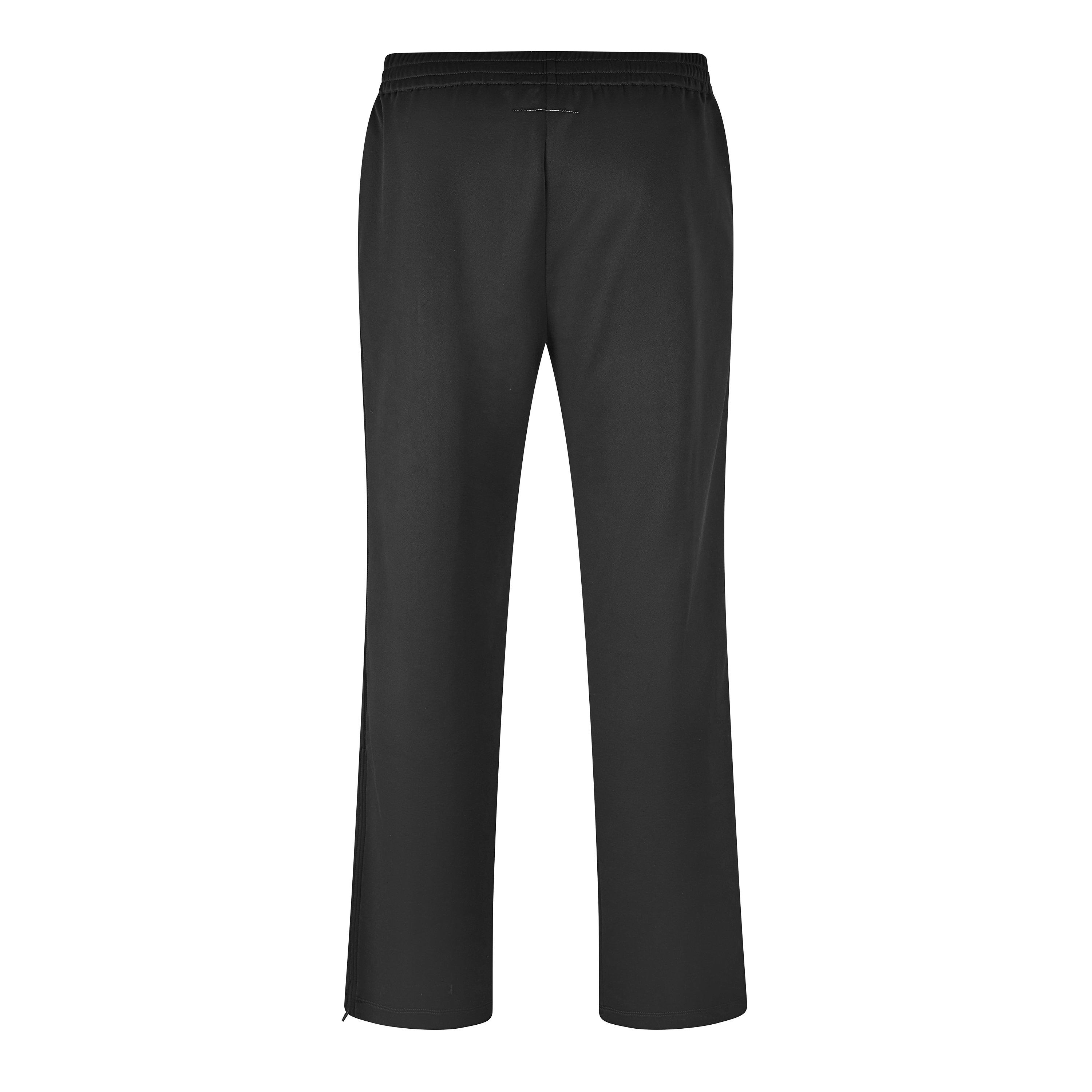 Black - MM6 Maison Margiela - Men's Open Hem Woven Tracksuit Joggers - 2