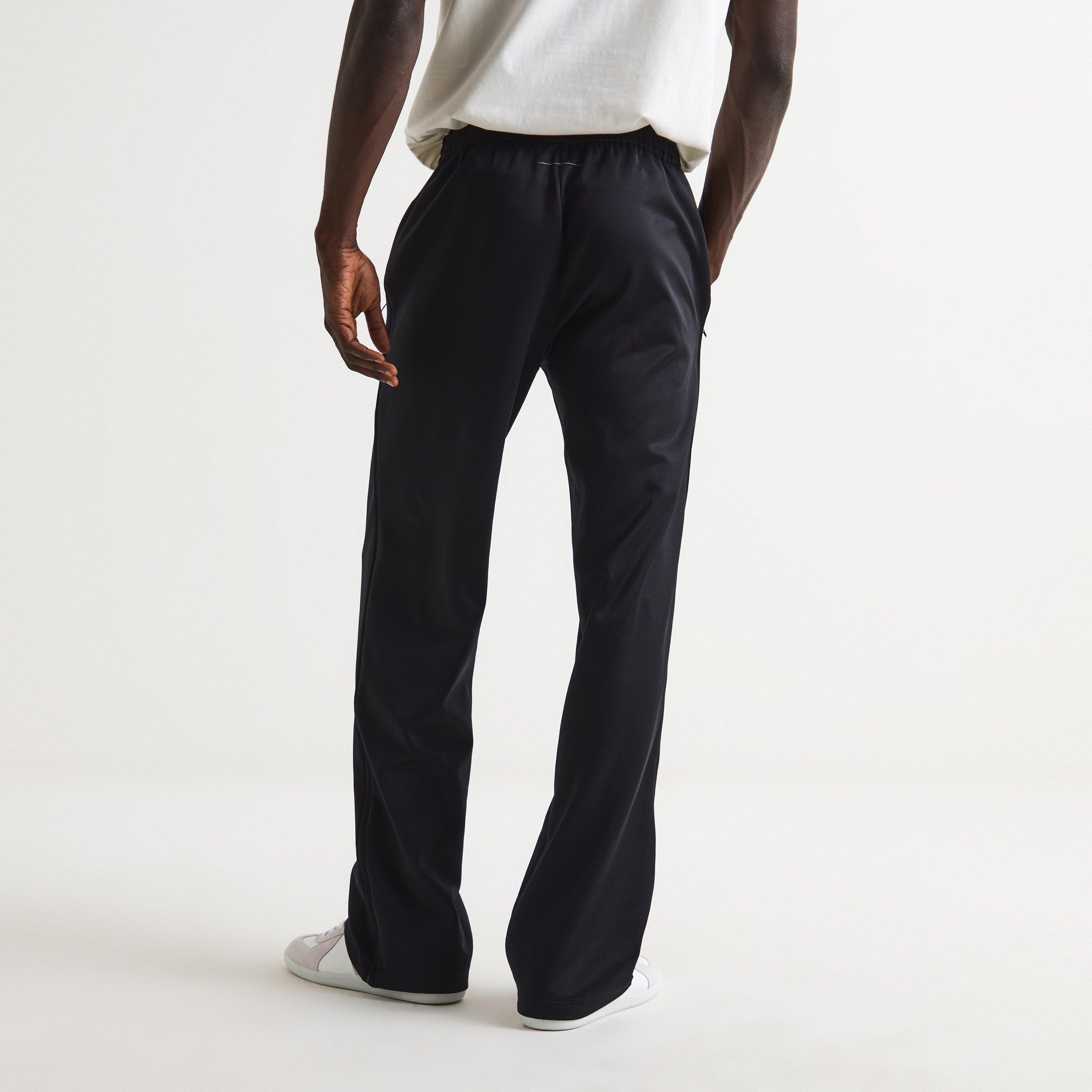 Black - MM6 Maison Margiela - Men's Open Hem Woven Tracksuit Joggers - 4
