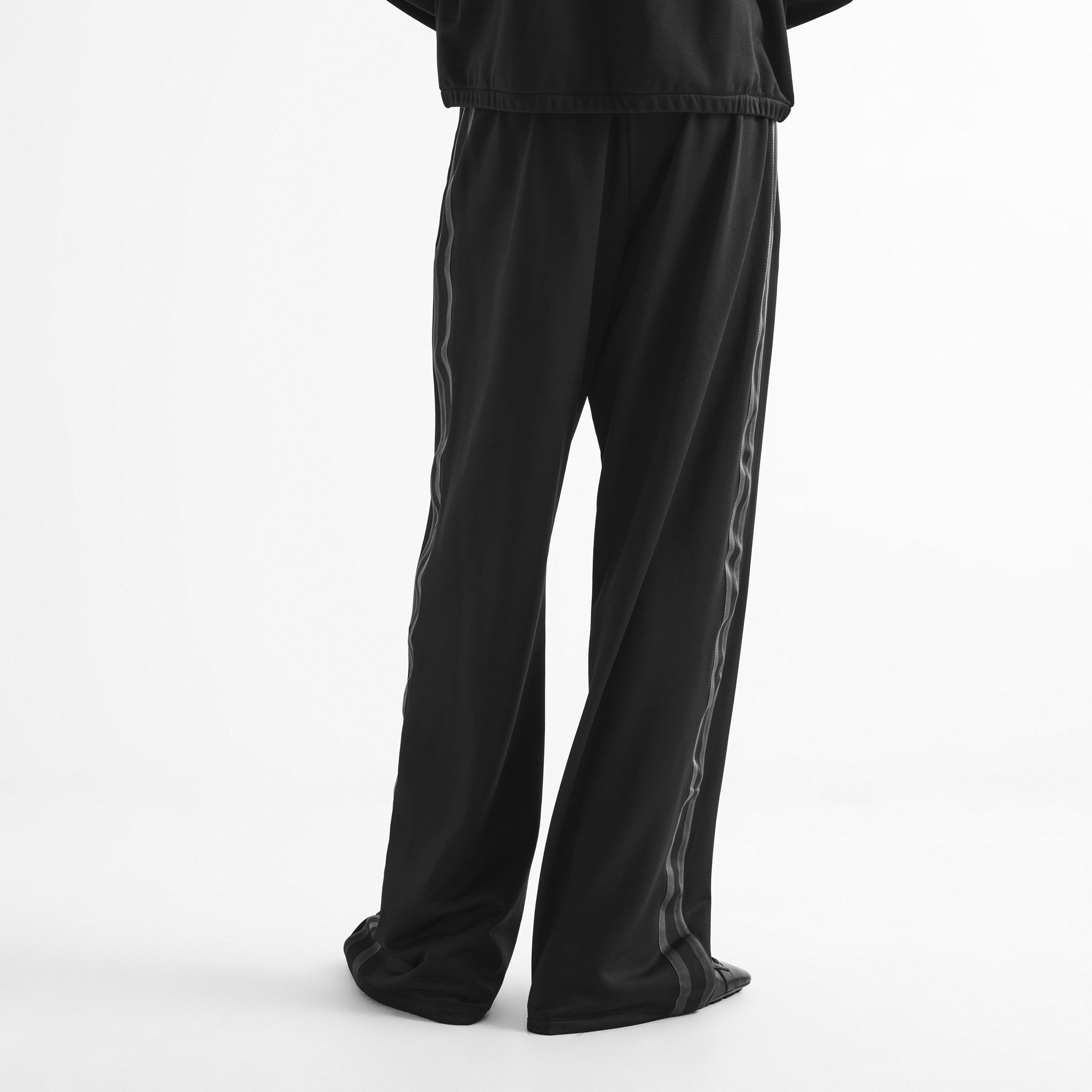 Black/Grey - Gucci - Men's Tonal Web Open Hem Woven Tracksuit Bottoms - 4