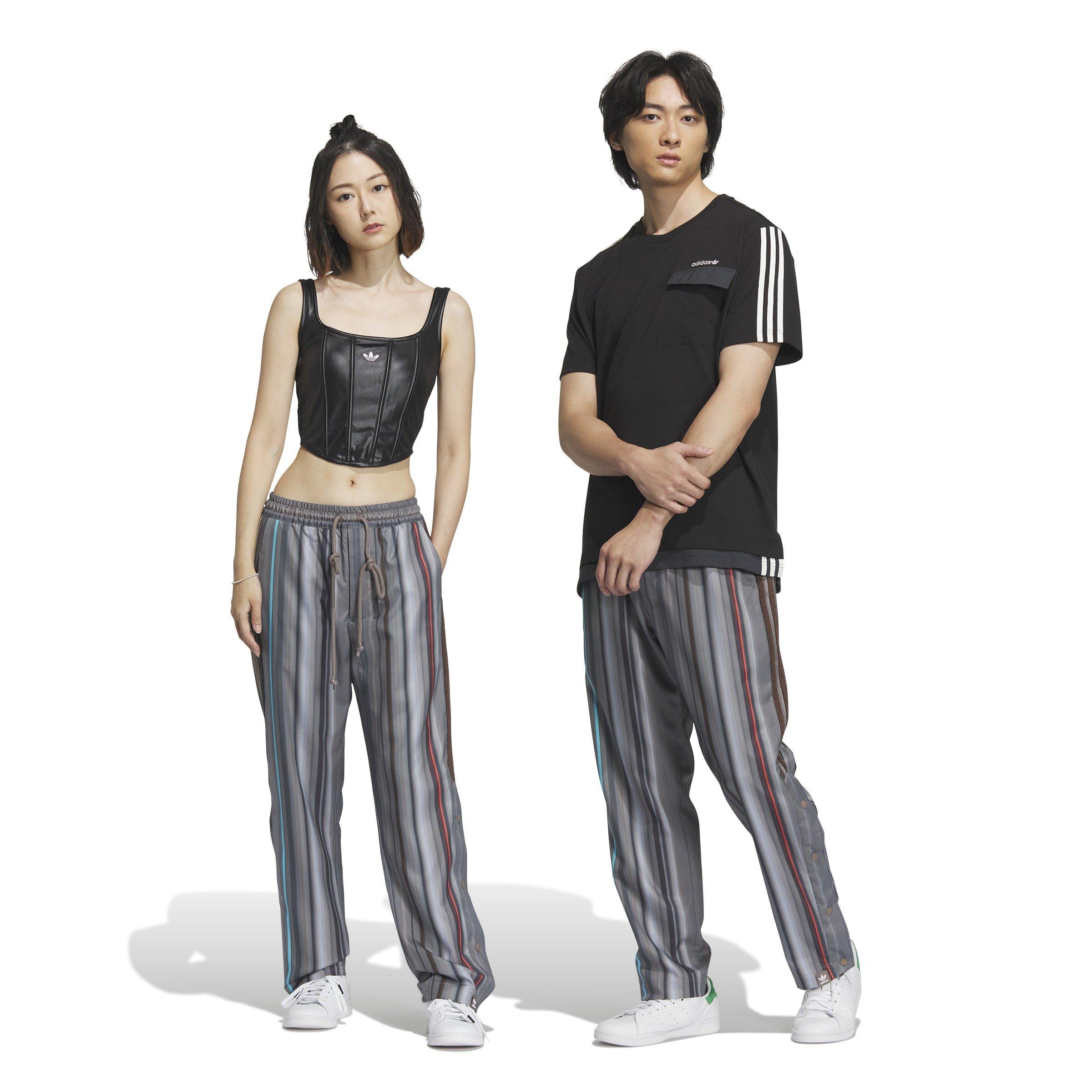 Brown - Adidas Originals x SFTM - X Song For The Mute Allover Print Trousers - 5