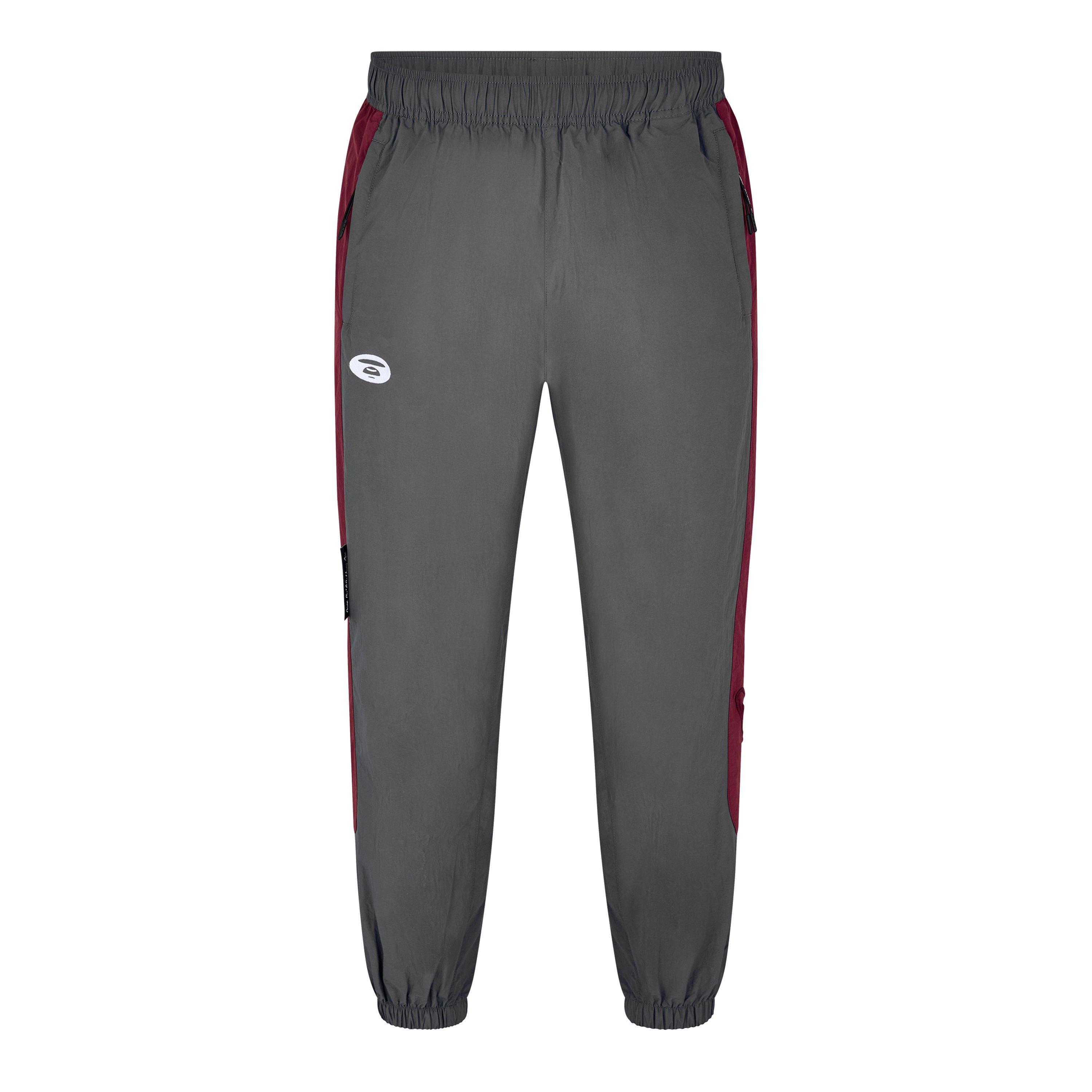 GREY AND OTHER - AAPE - AAPE NYLON TRACK PANTS - 1