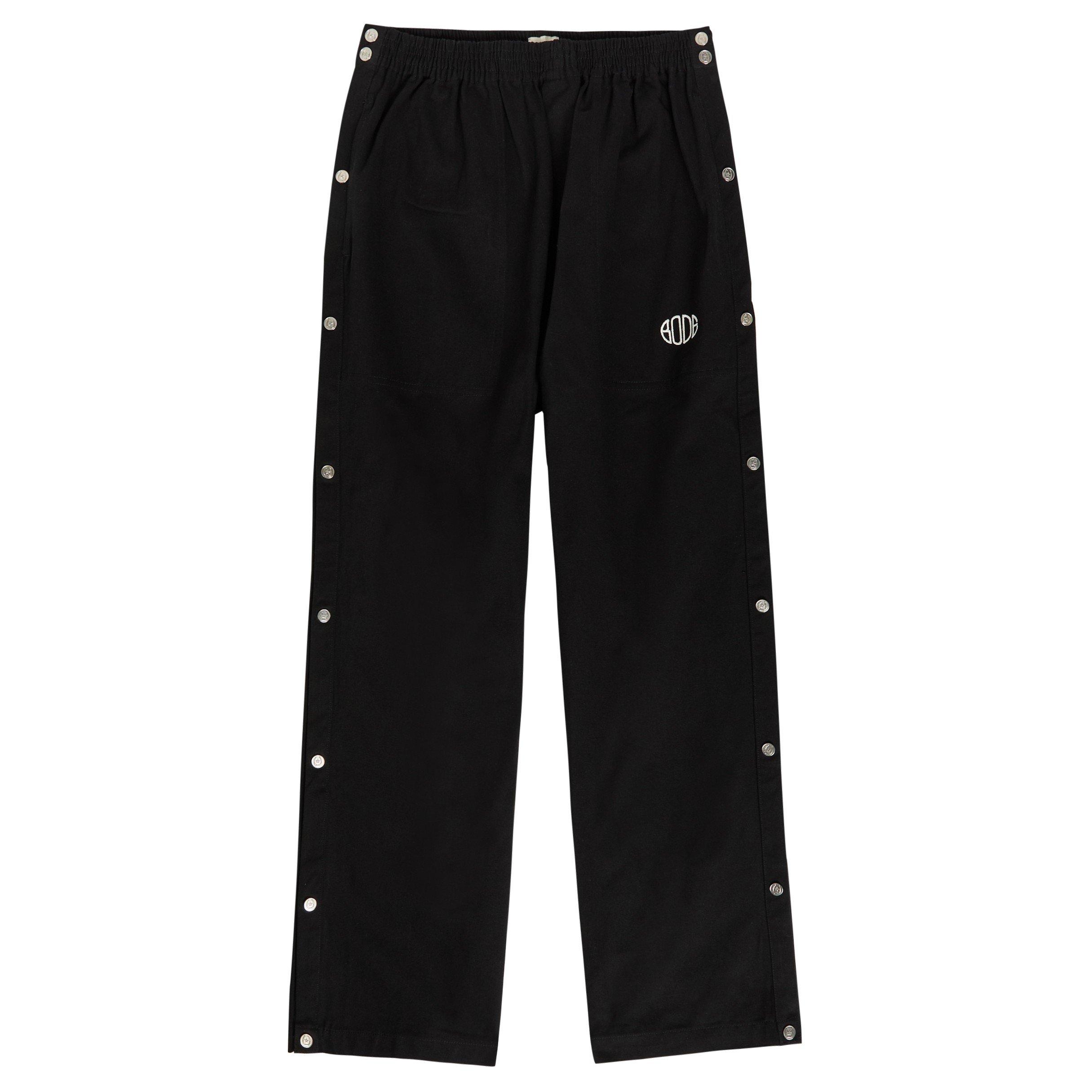BLACK - Bode - BODE TWILL TEAR-AWAY TRACK PAN - 1