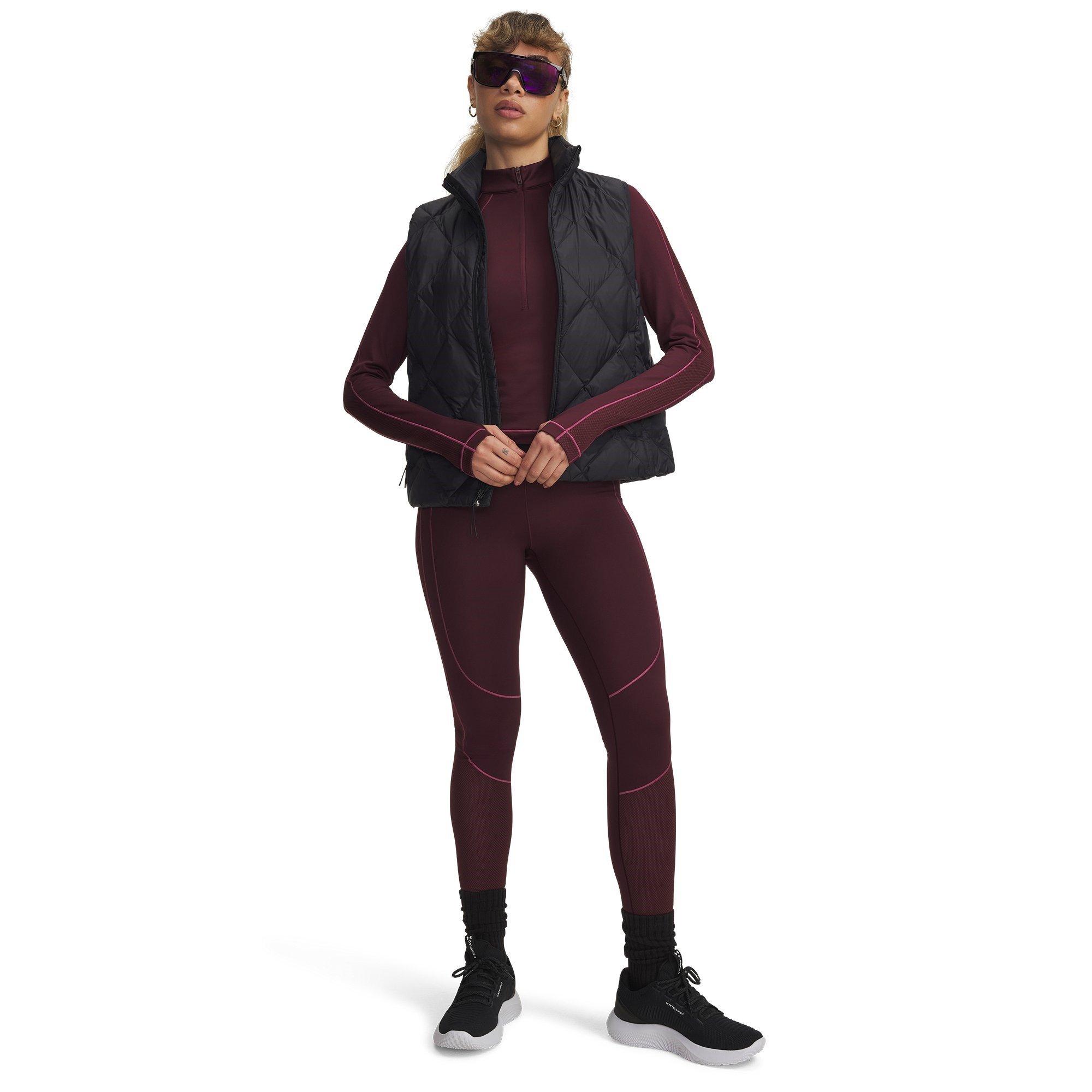 Dark Maroon - Under Armour - CG Textured Performance Tracksuit Top - 4