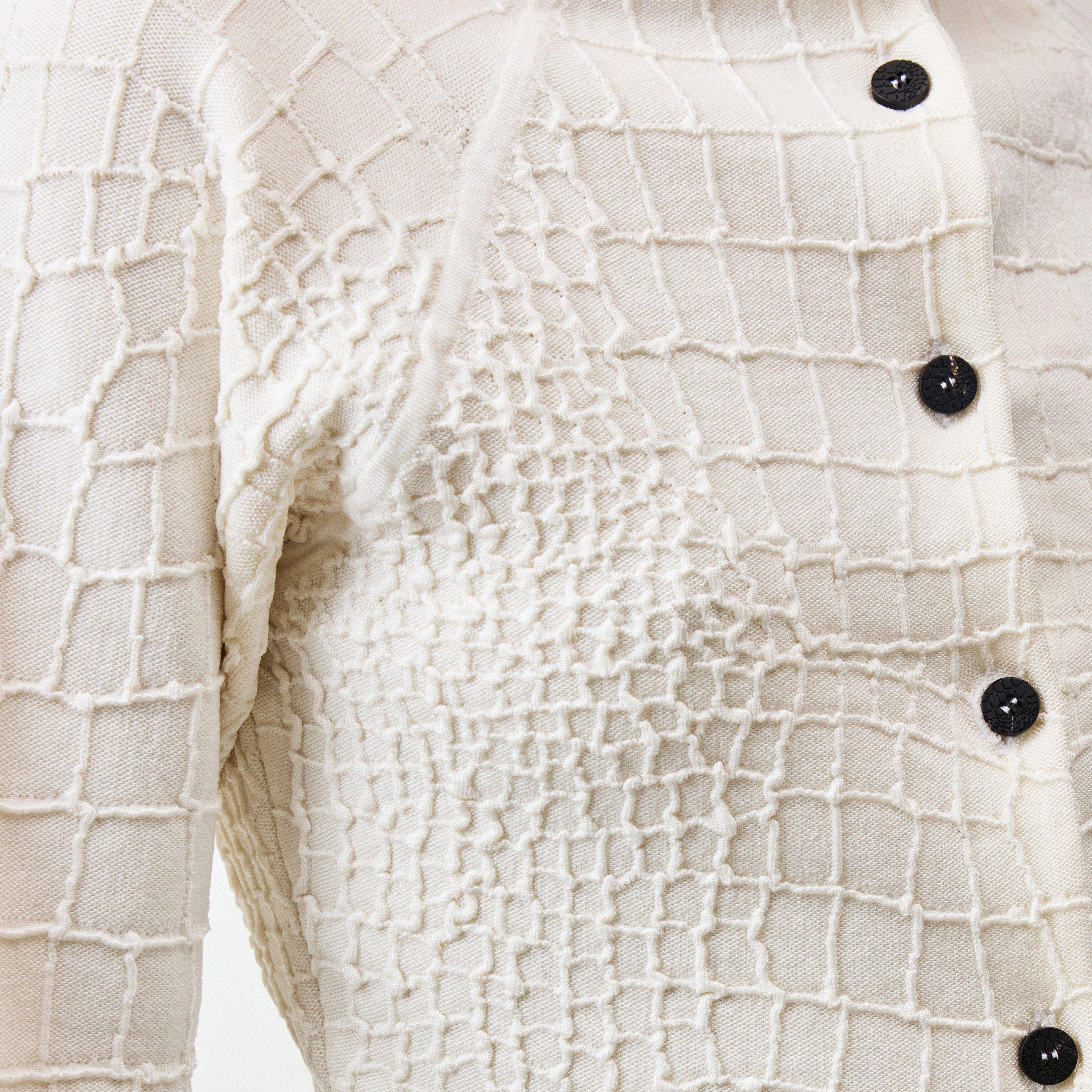 Camel - Jacquemus - Women's Scala Textured Cardigan - 5