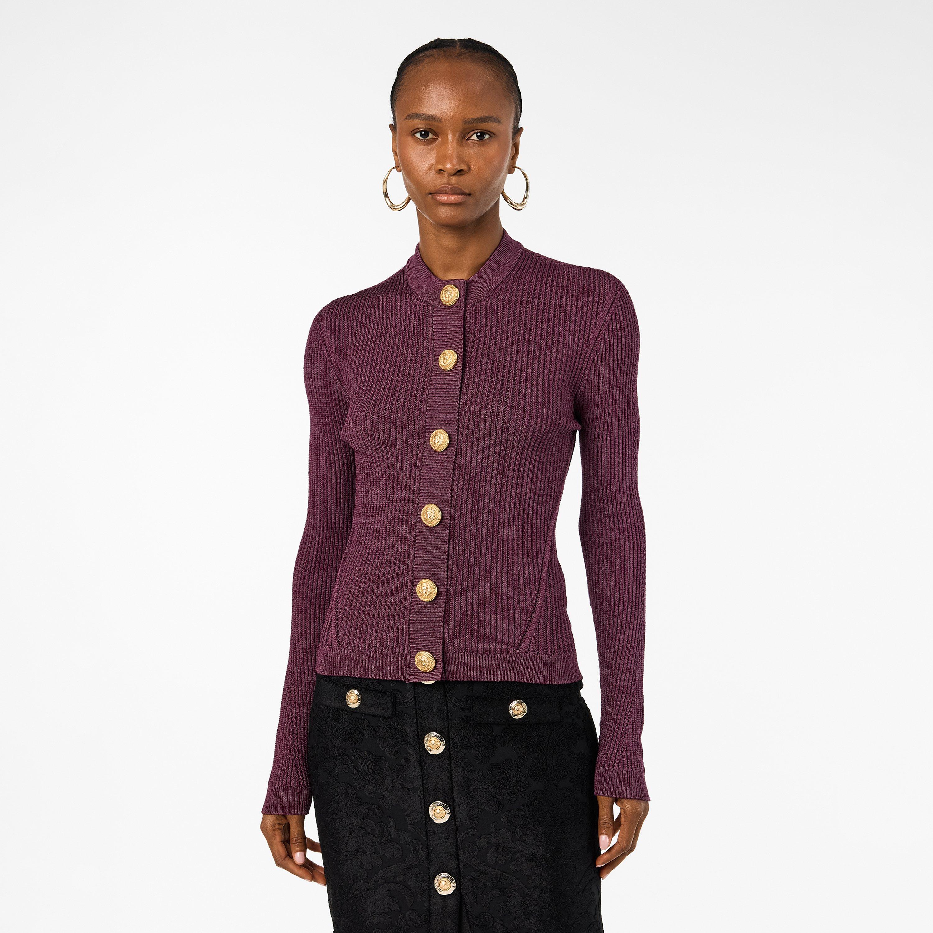 Violet - Balmain - Women's Cardigan - 3