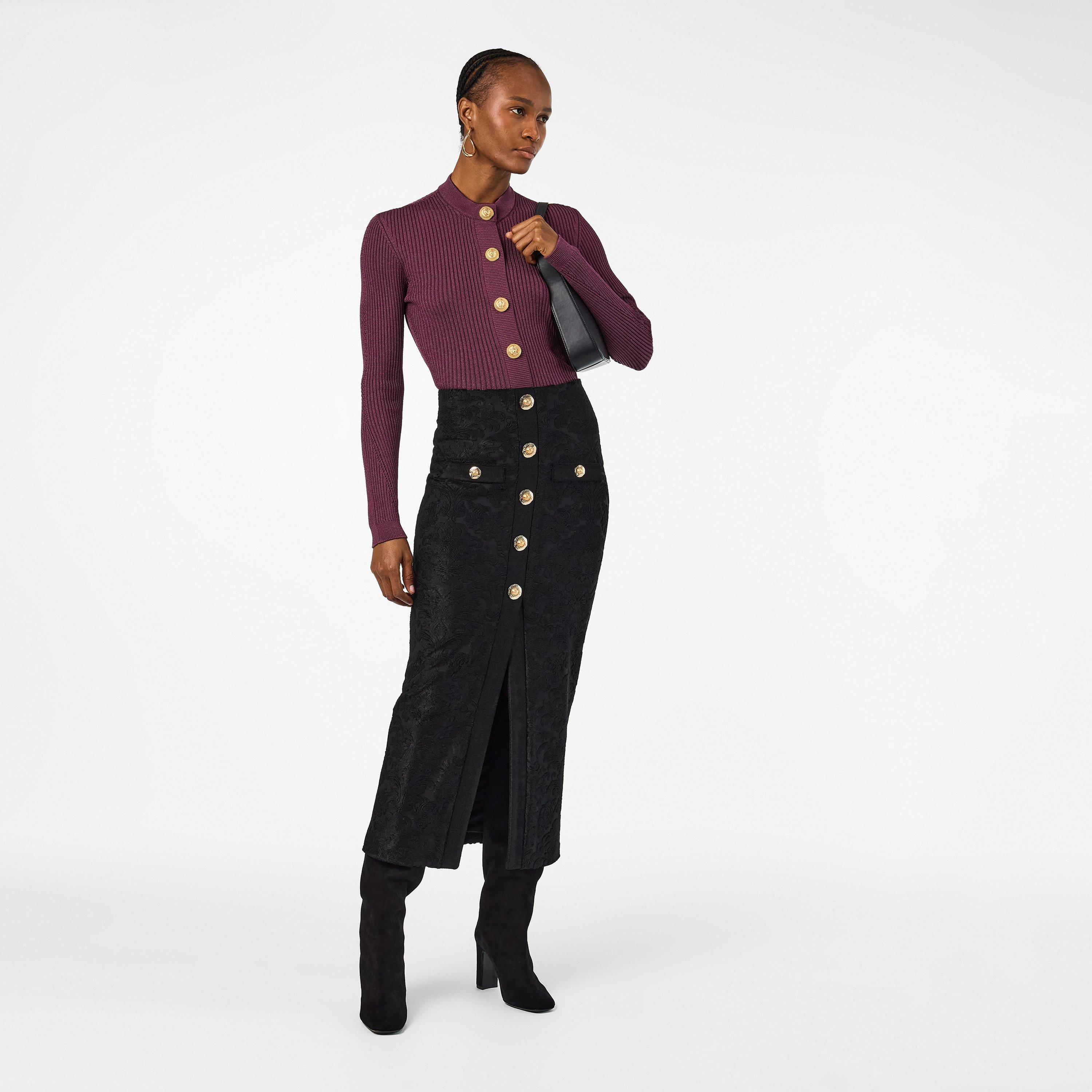 Balmain Women's Knitted Structured Cardigan | Flannels
