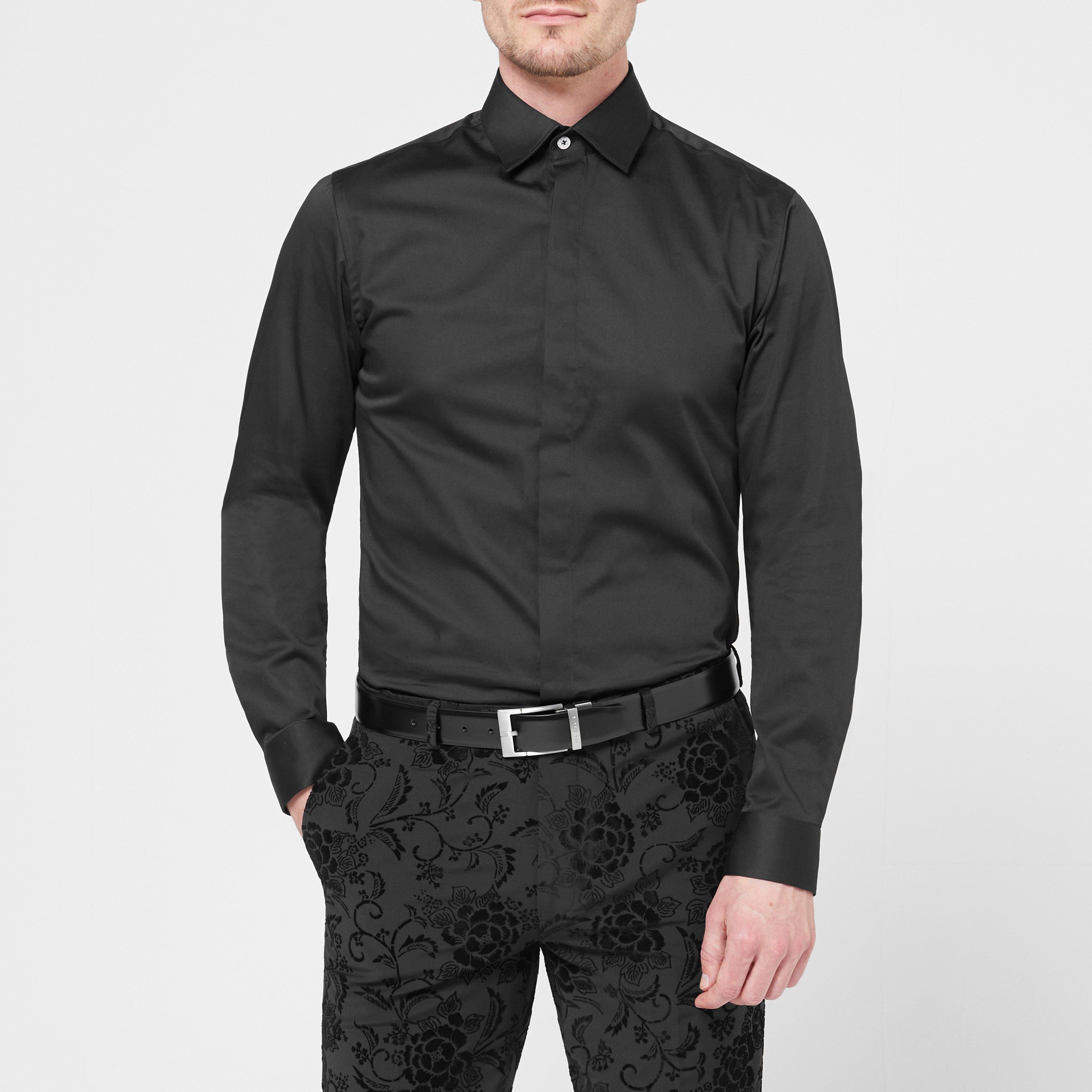 Black09 - Without Prejudice - Fox Skinny Fit Shirt - 3