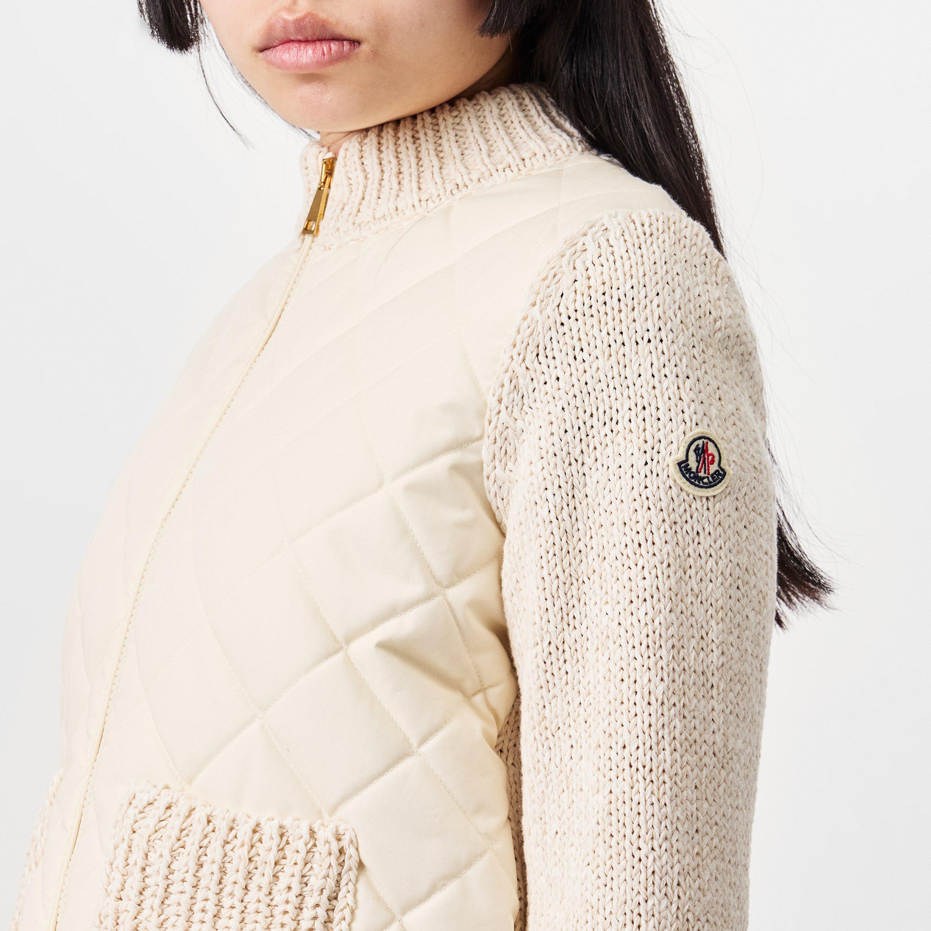 White 034 - Moncler - Cardigan Tricot Jacket - 5