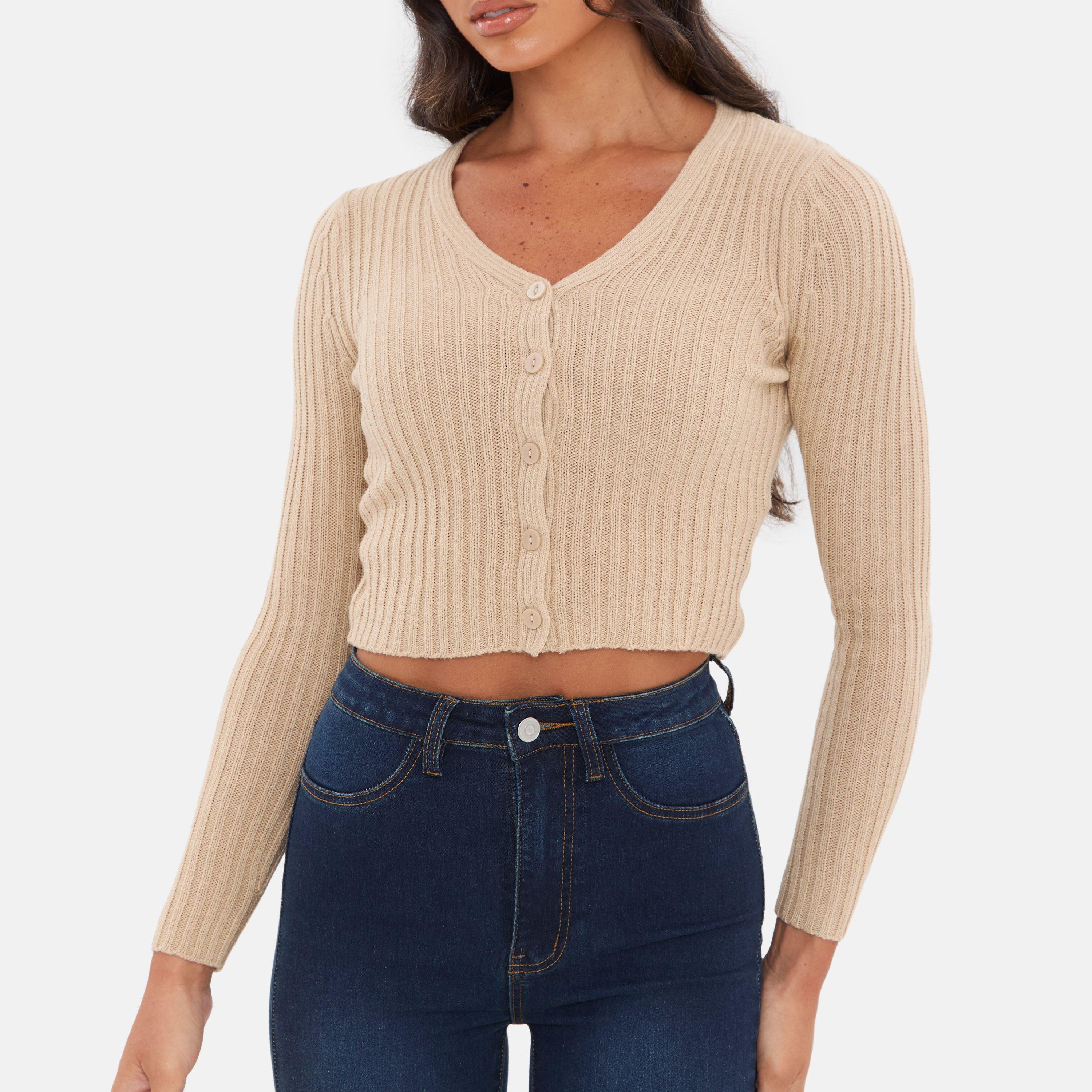 Oatmeal - I Saw It First - Fine Gauge Knit Cardigan - 1
