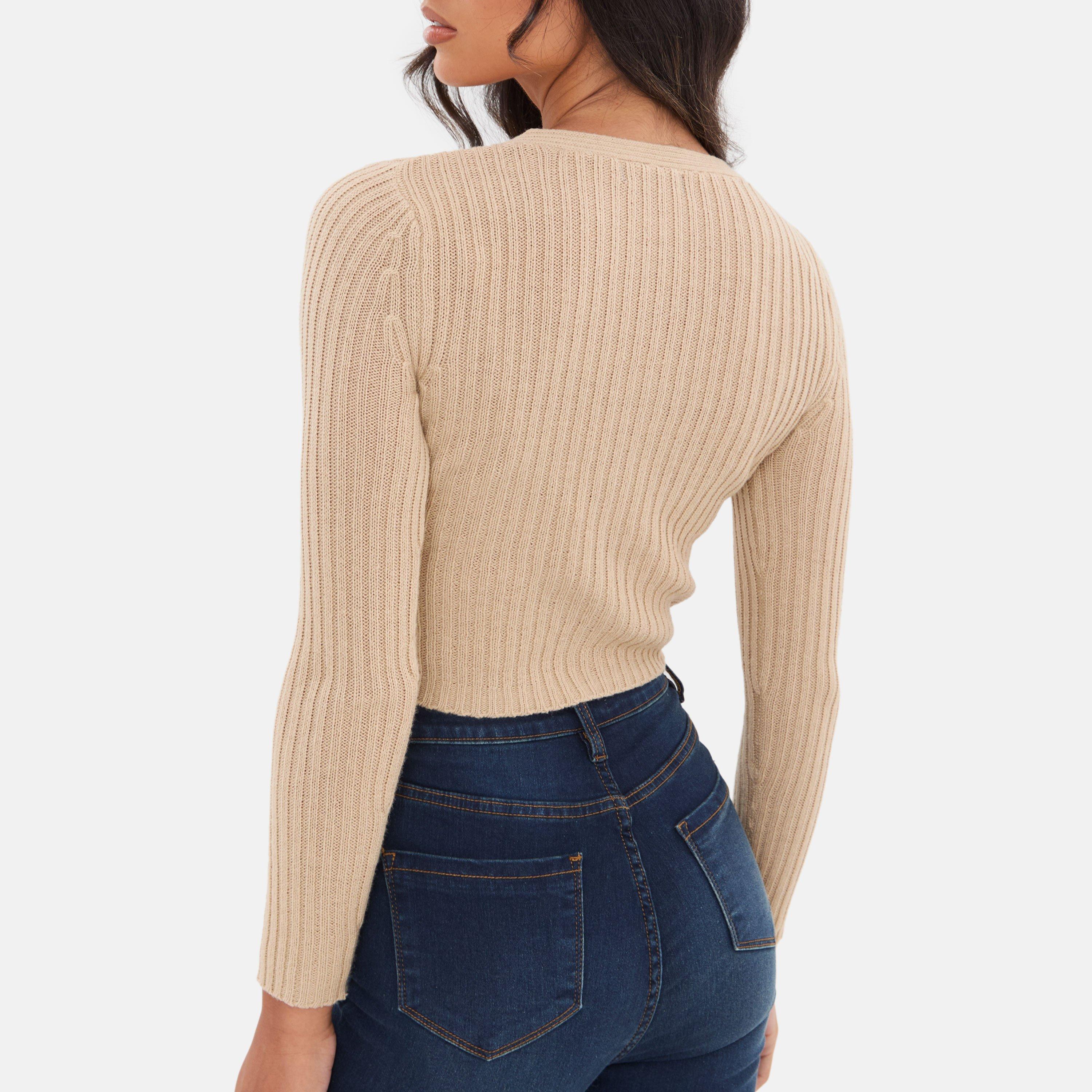 Oatmeal - I Saw It First - Fine Gauge Knit Cardigan - 2