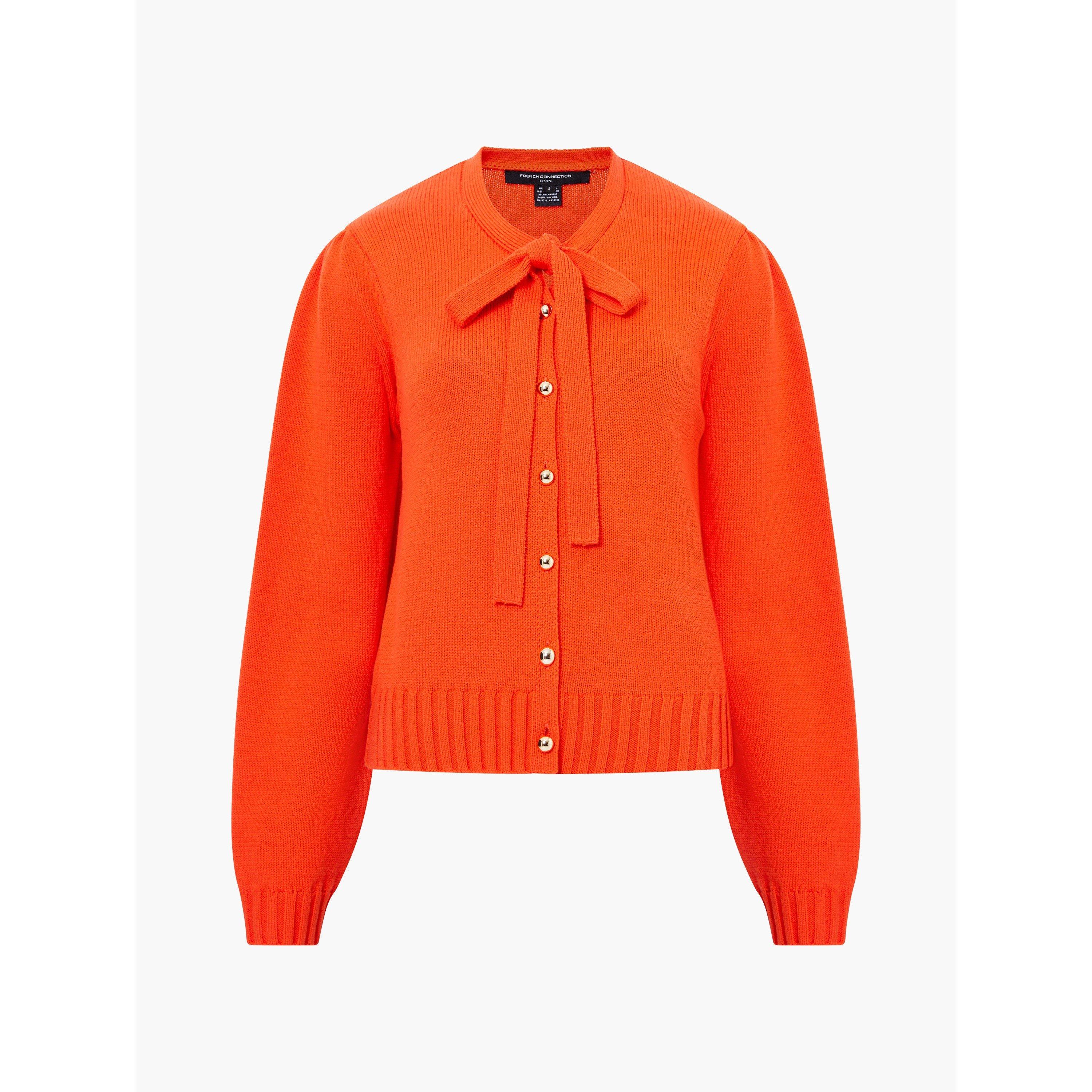 Orange - French Connection - Women's Varli Cardigan - 4