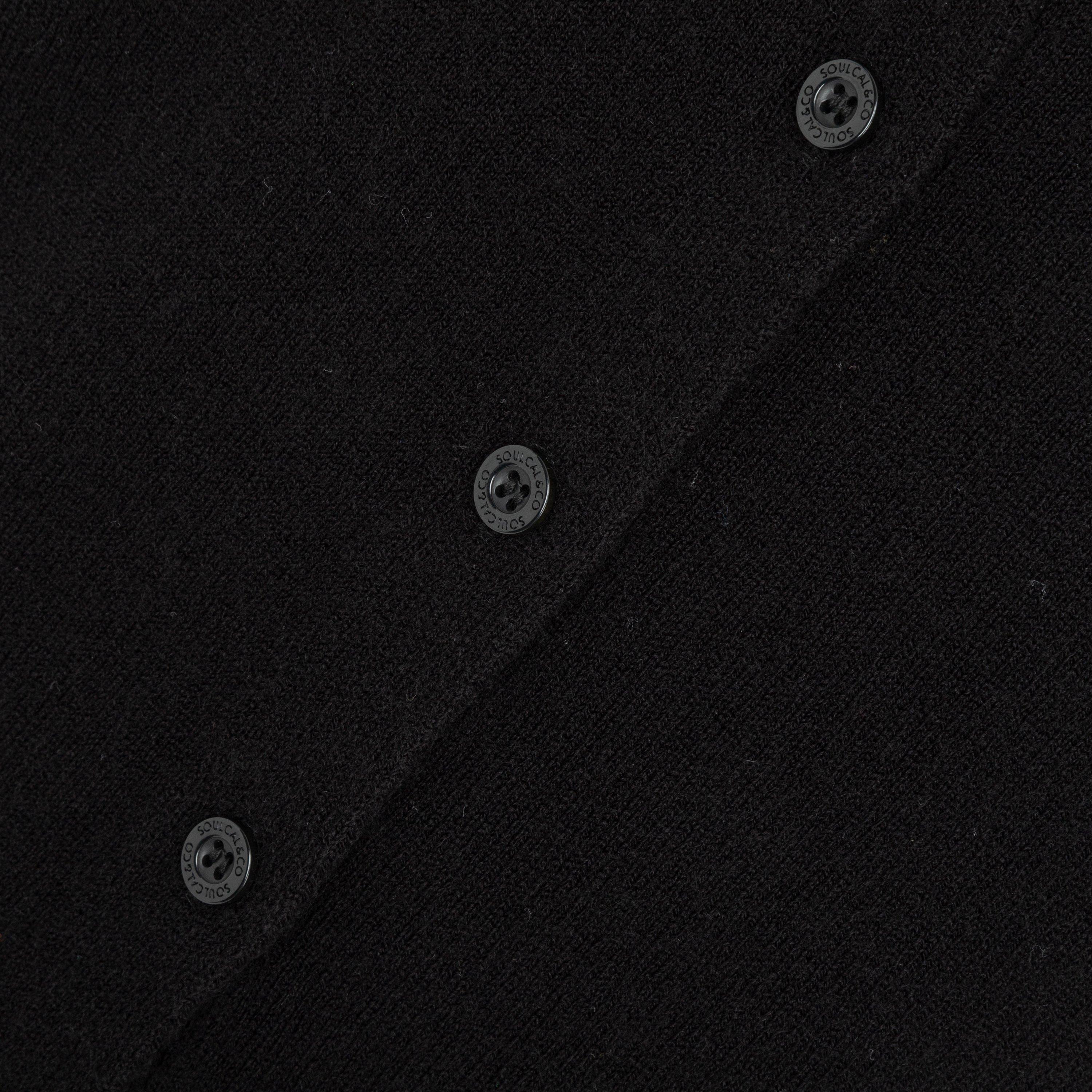 Schwarz - SoulCal - Cal Women Button Down Cardigan - 4
