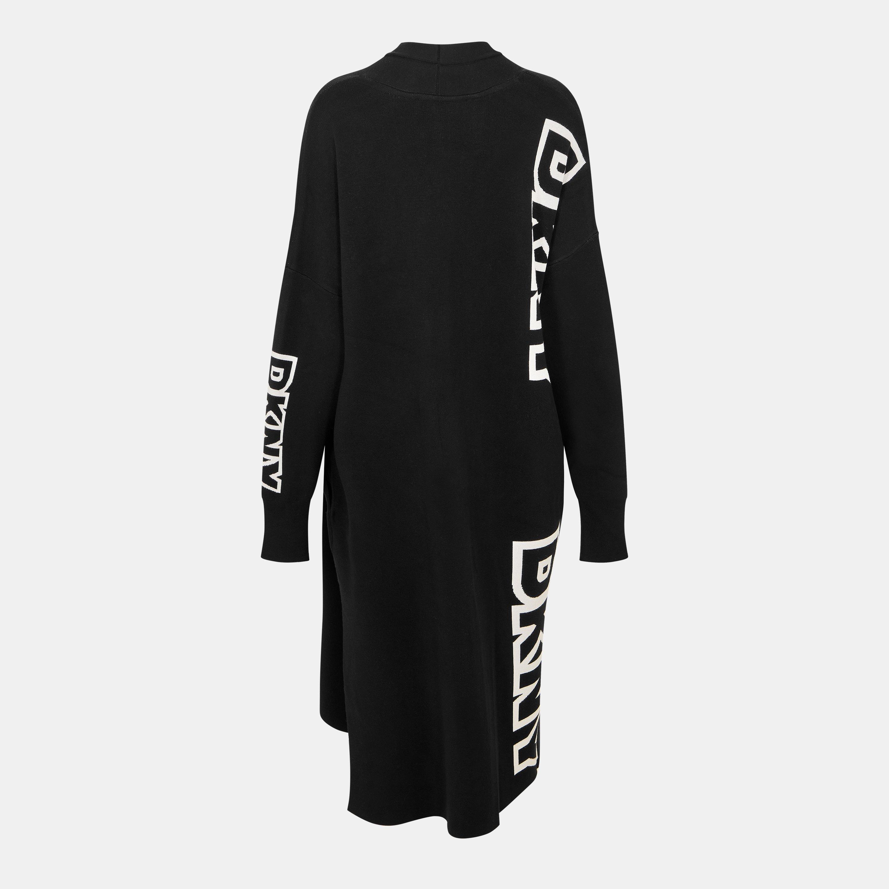 Black - DKNY - Women's Exploded Cardigan - 2