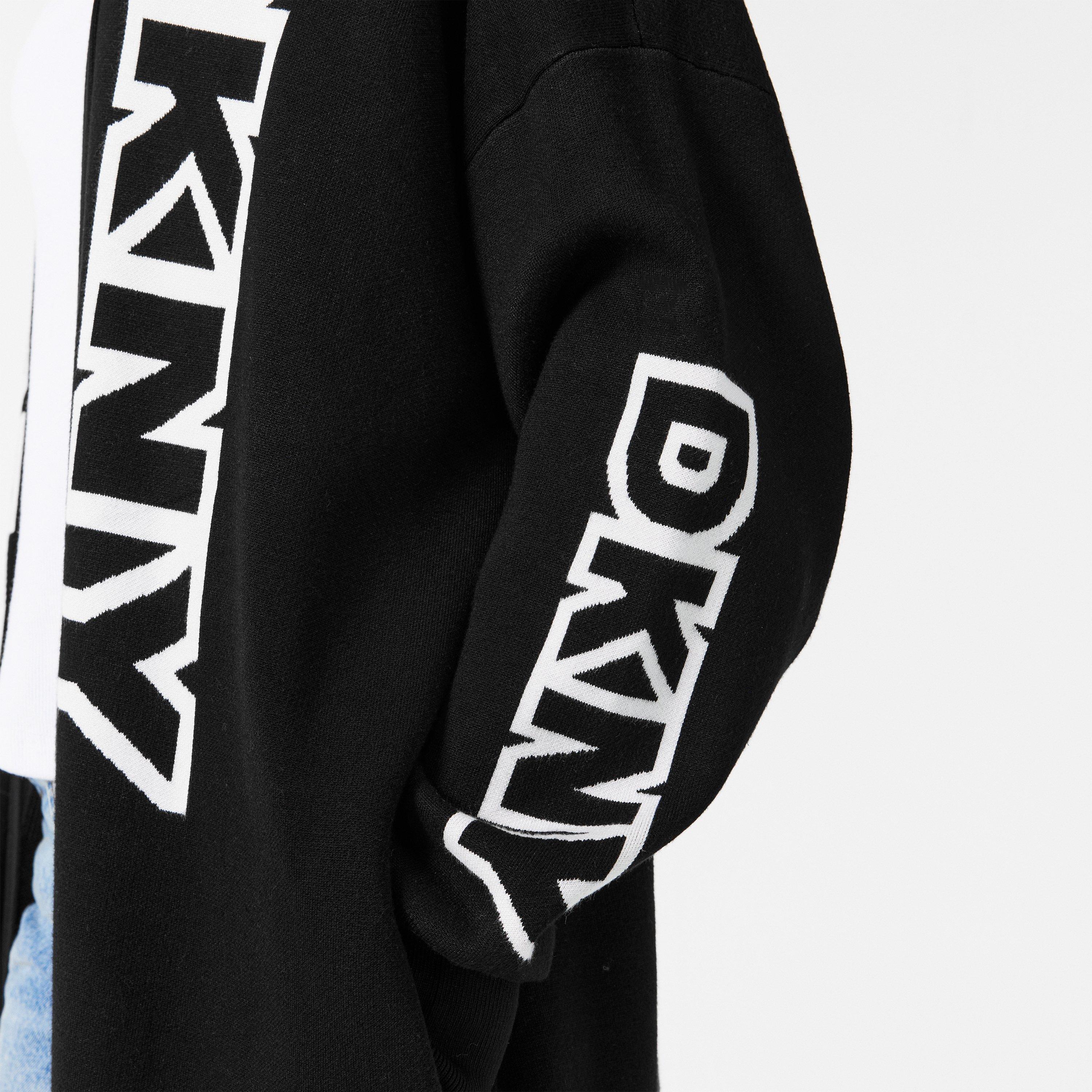 Black - DKNY - Women's Exploded Cardigan - 5