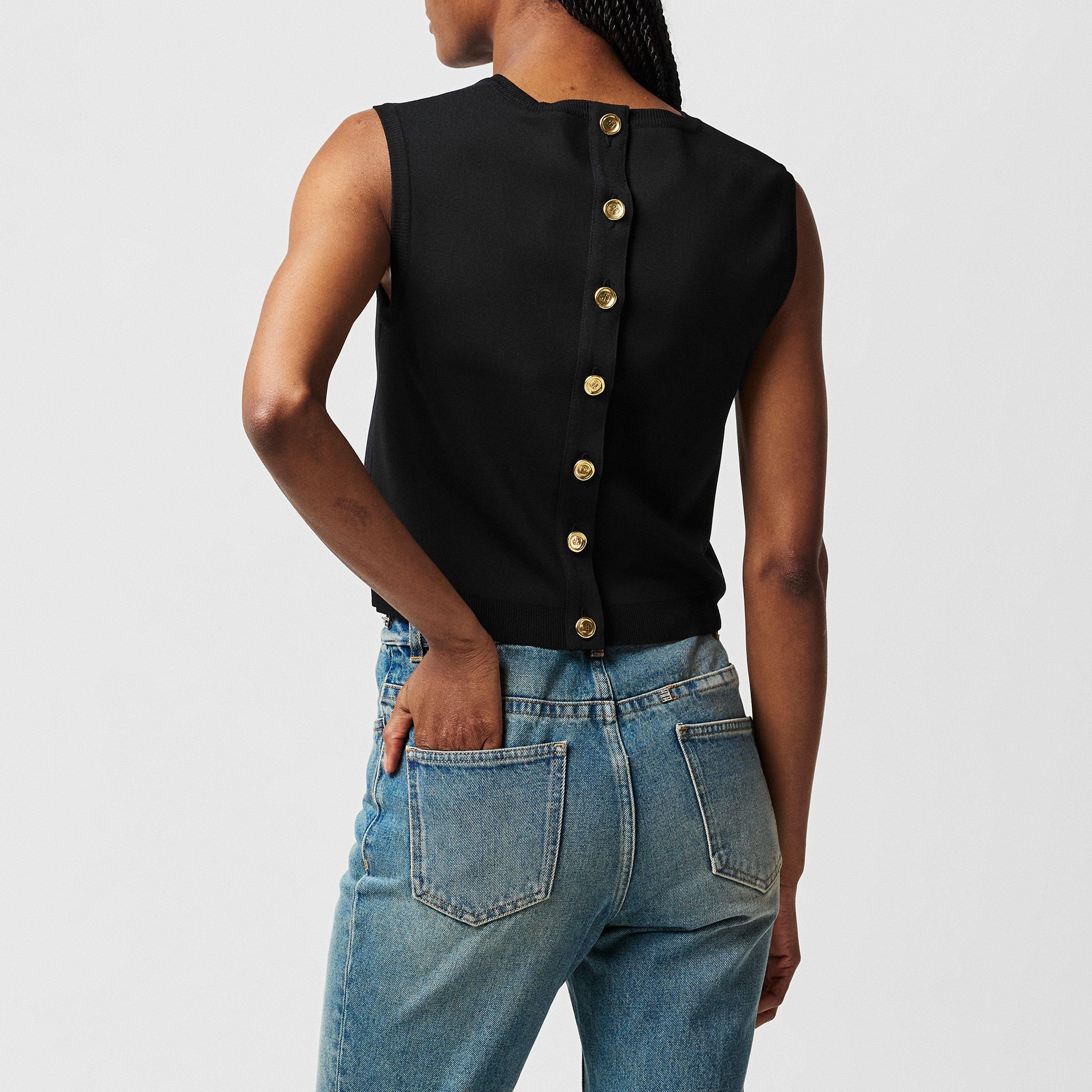 Black - GIVENCHY - Women's Cardigan - 3