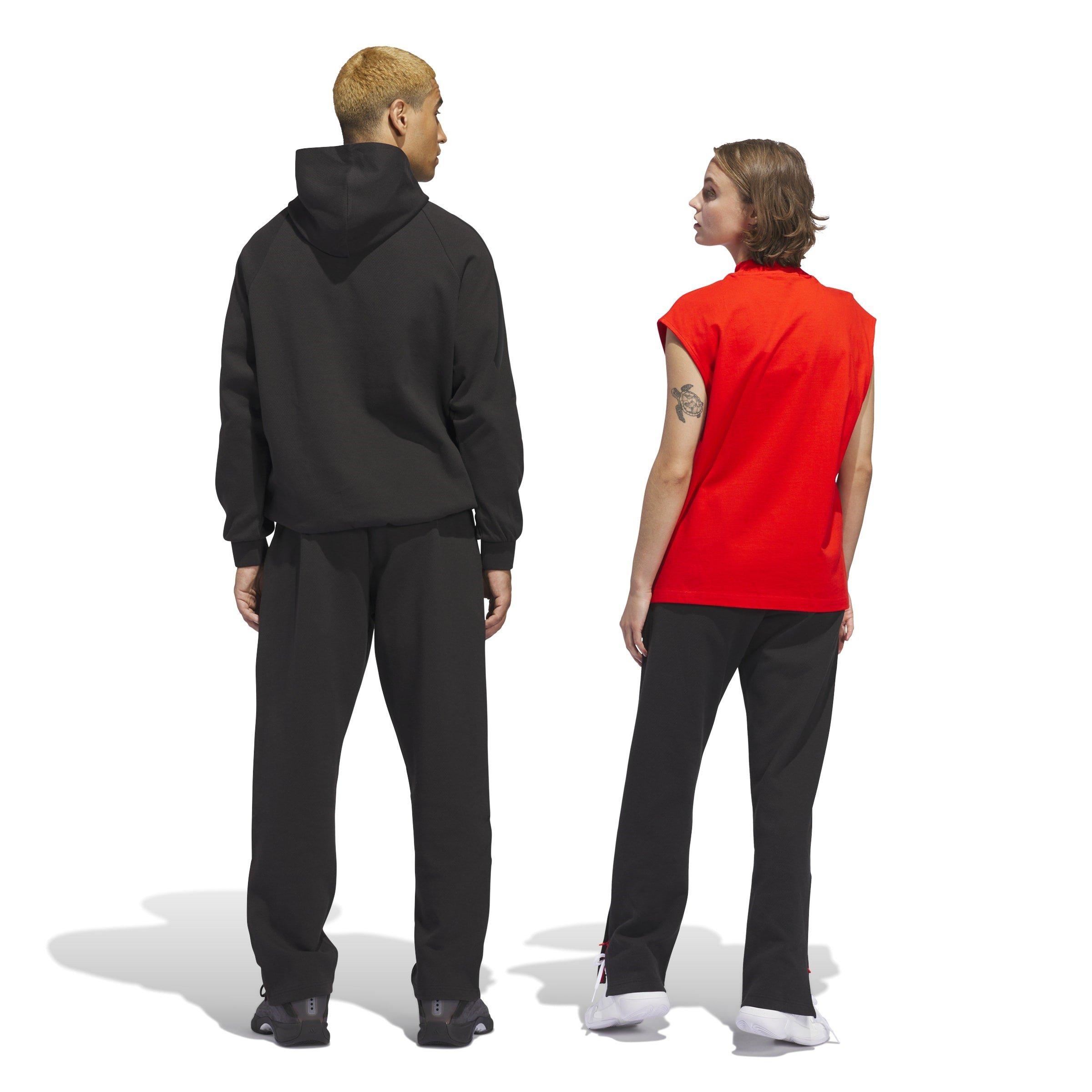 Nero - adidas - basketball pants Unisex - 4