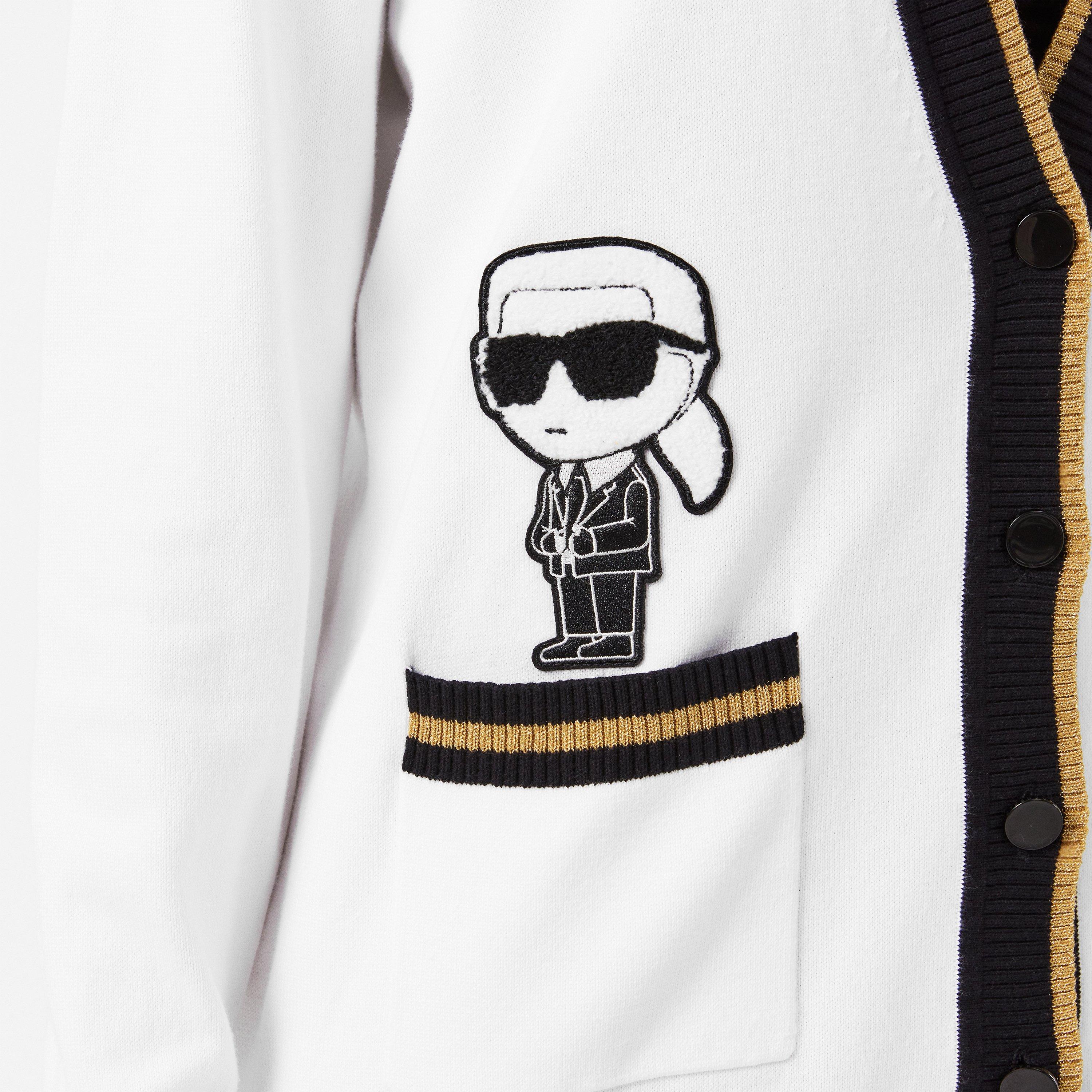 Cream - Karl Lagerfeld - Women's Patch Cardigan - 5