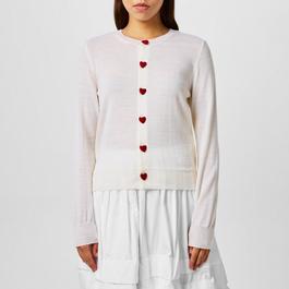 Comme des Garcons Girl CDGG Heart Cardigan Ld42