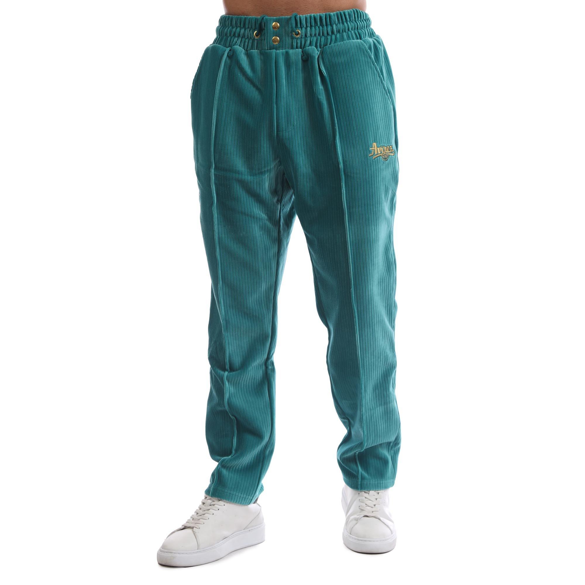 Green - Avirex - Men's Cypress Open Hem Tracksuit Joggers - 1