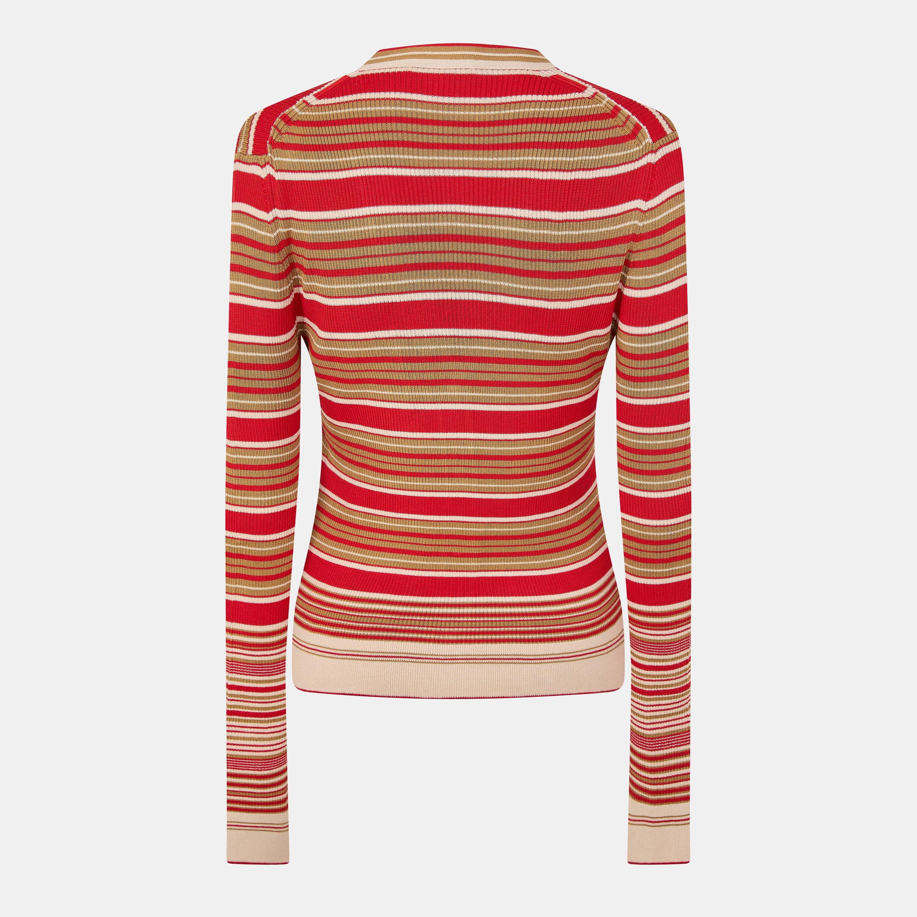 Raffia - Fendi - Women's Stripe Cardigan - 2
